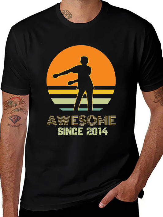 Awesome Since 2014 Retro Style T-Shirt