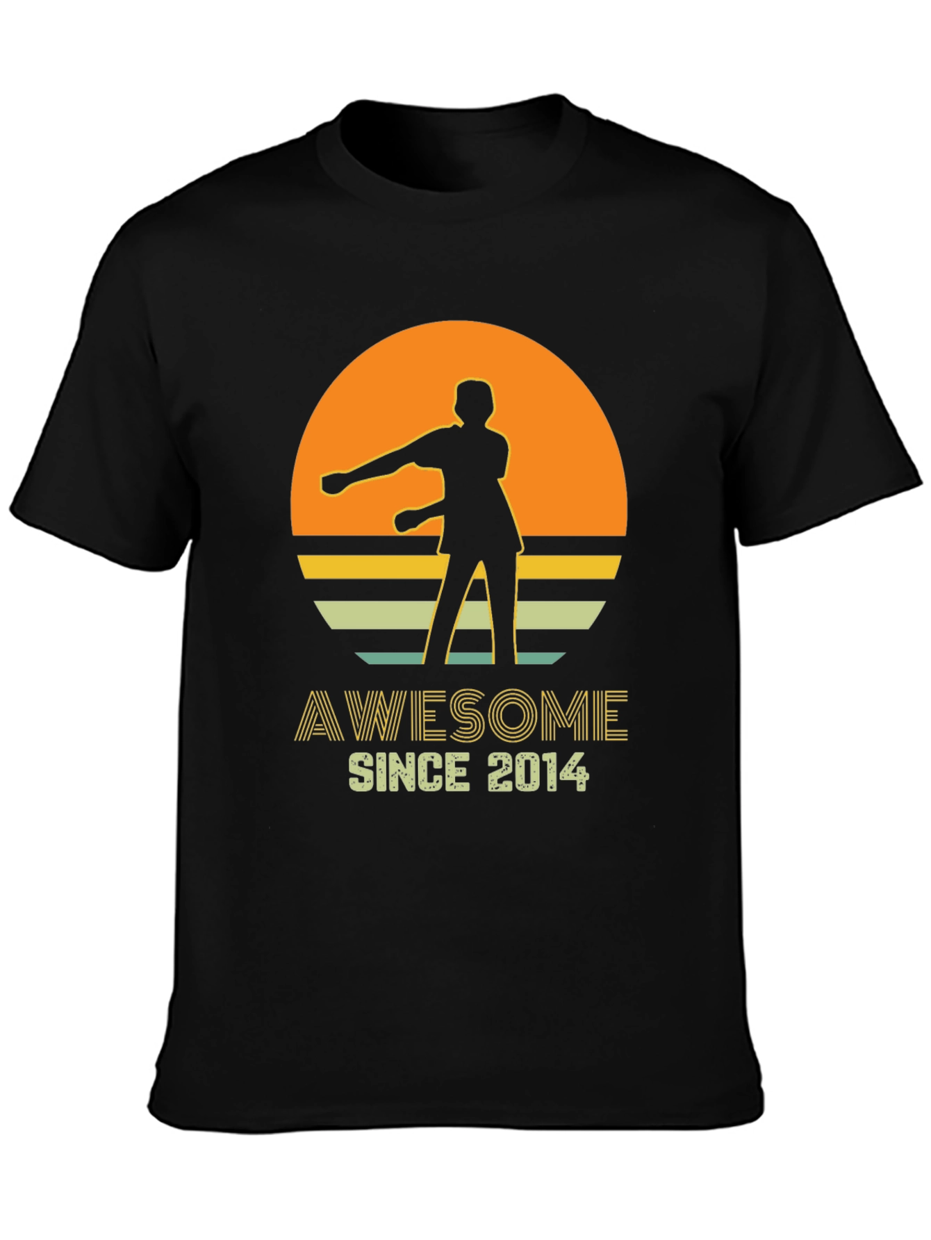 Awesome Since 2014 Retro Style T-Shirt