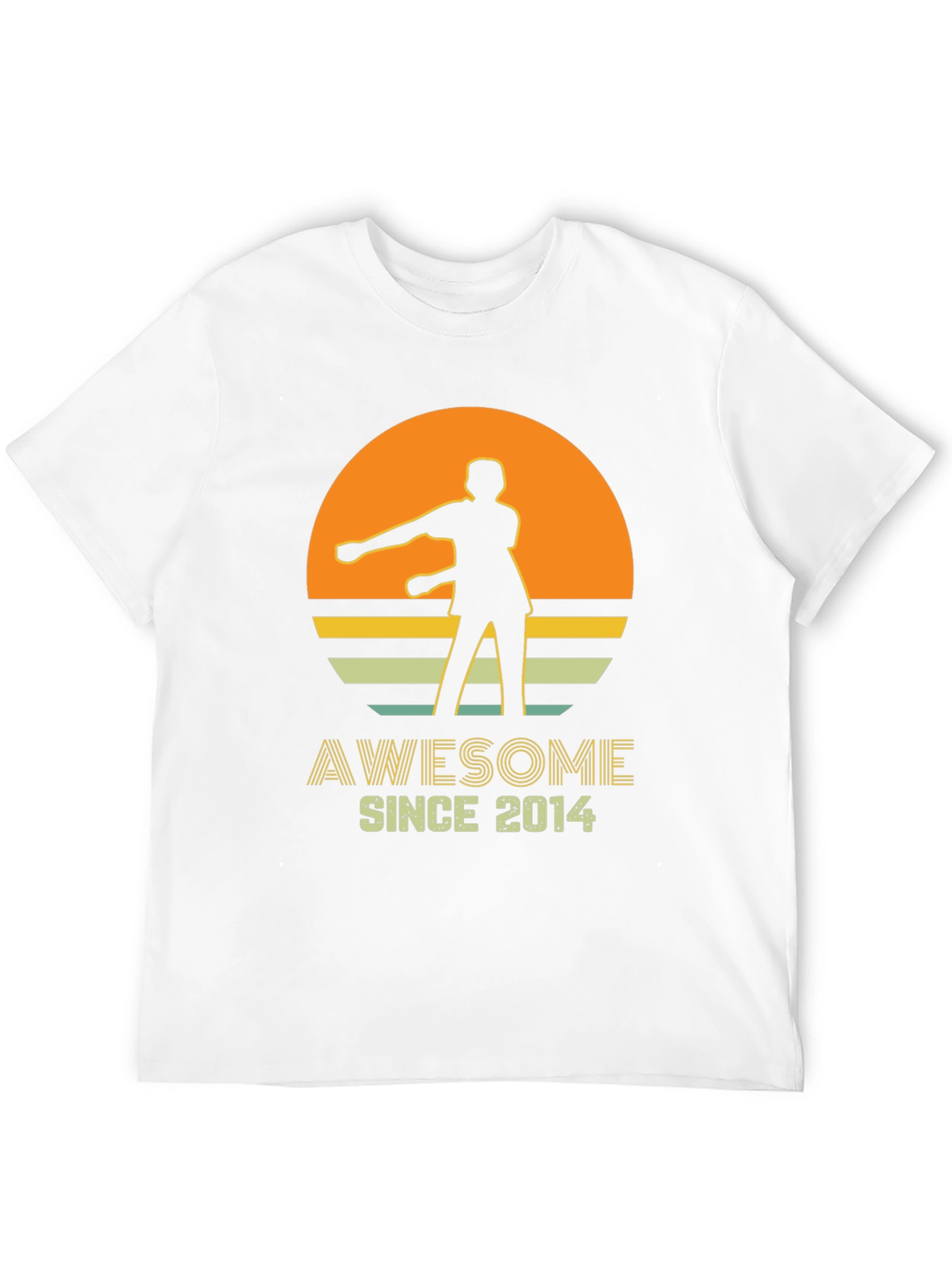 Awesome Since 2014 Retro Style T-Shirt