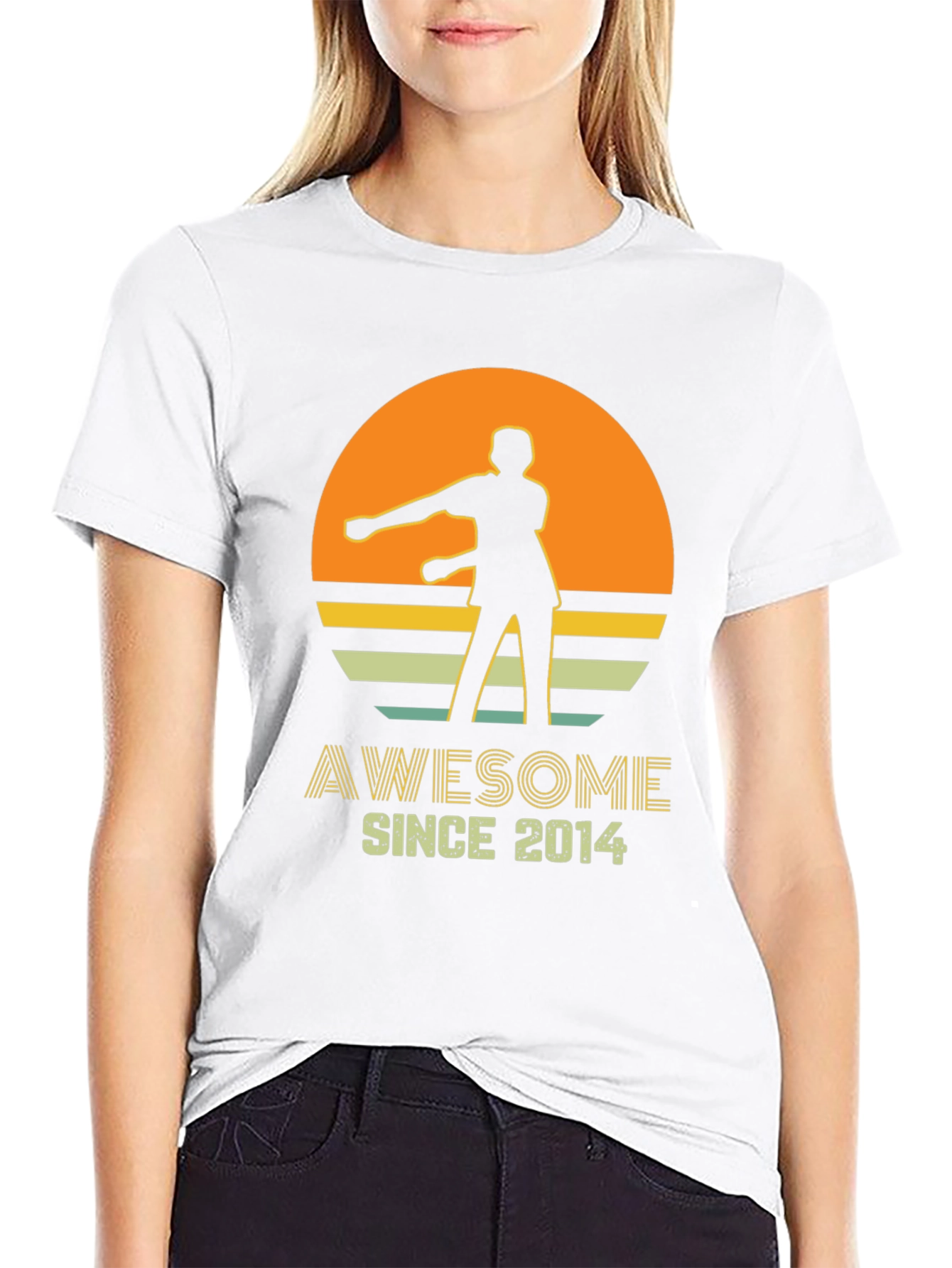 Awesome Since 2014 Retro Style T-Shirt