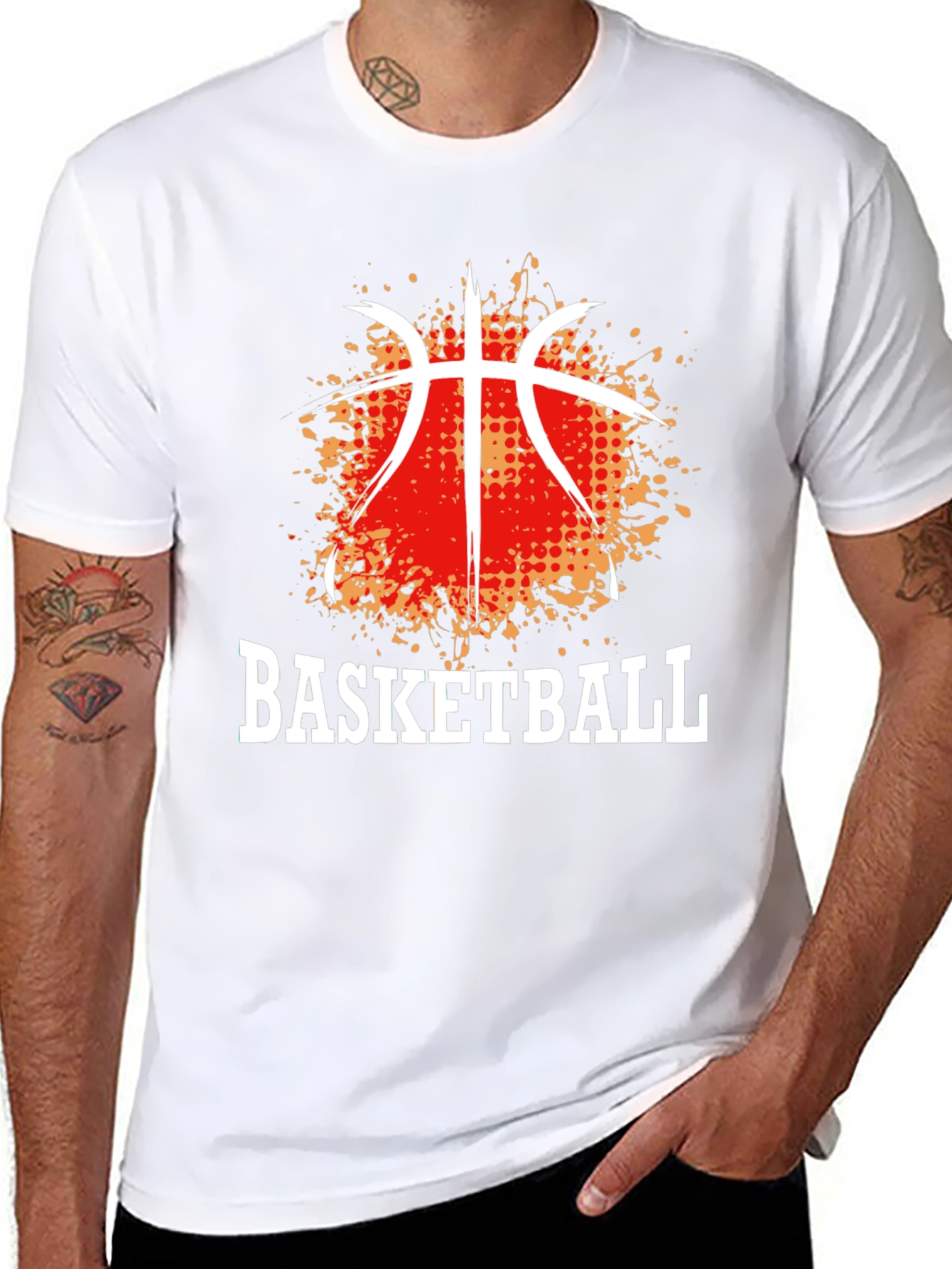 Basketball Graphic Tee - Stylish Sports Fan Apparel
