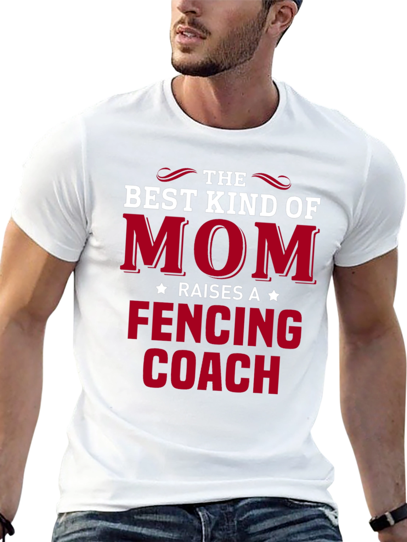 Best Kind of Mom Raises a Fencing Coach T-Shirt