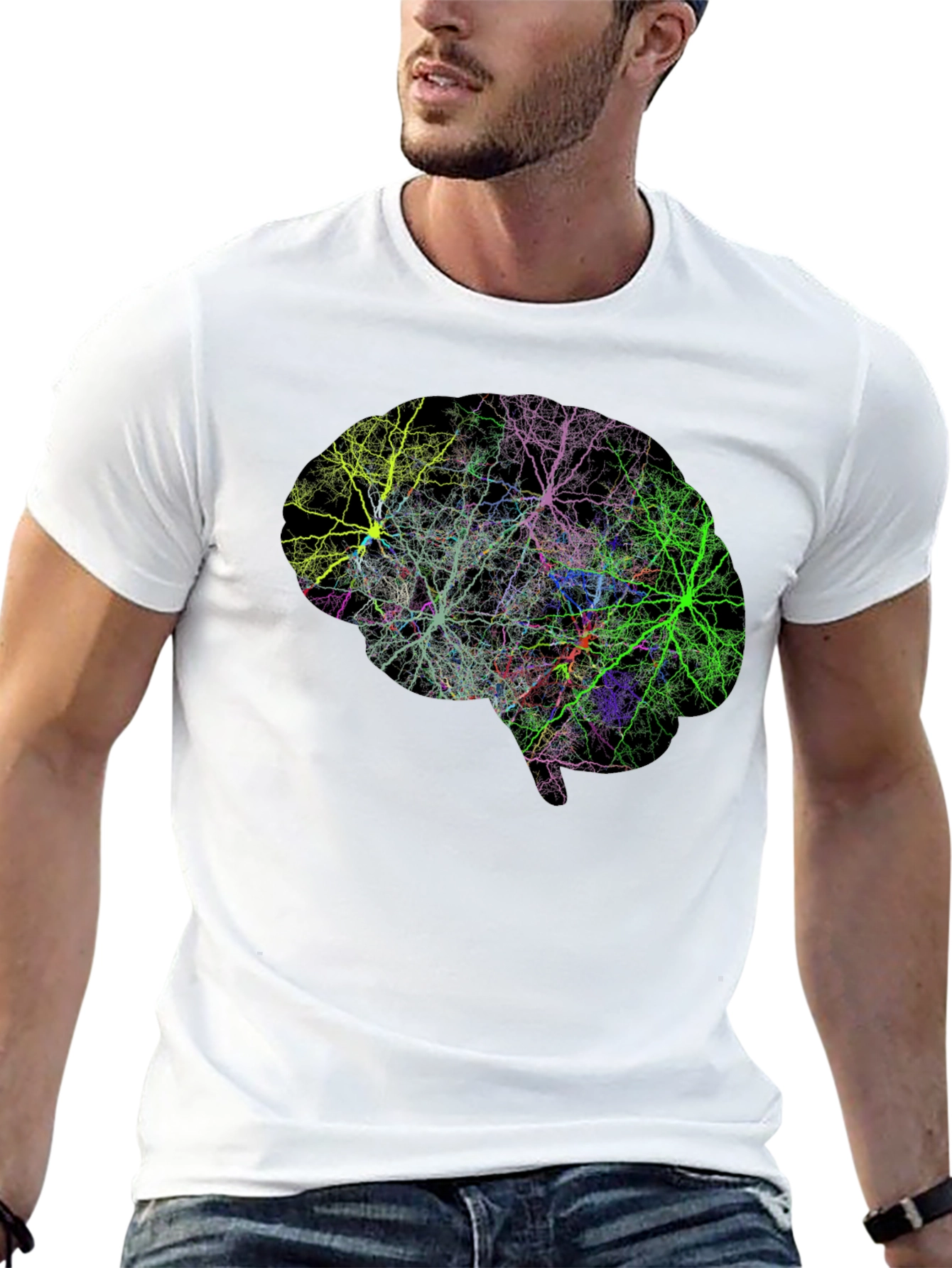 Brain Anatomy T-Shirt - Unique Science Tee