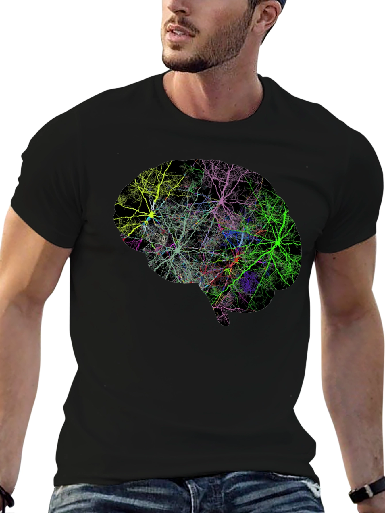 Brain Anatomy T-Shirt - Unique Science Tee