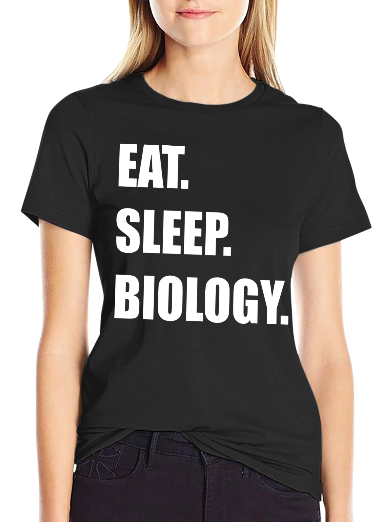 Eat Sleep Biology T-Shirt - Science Lover Tee