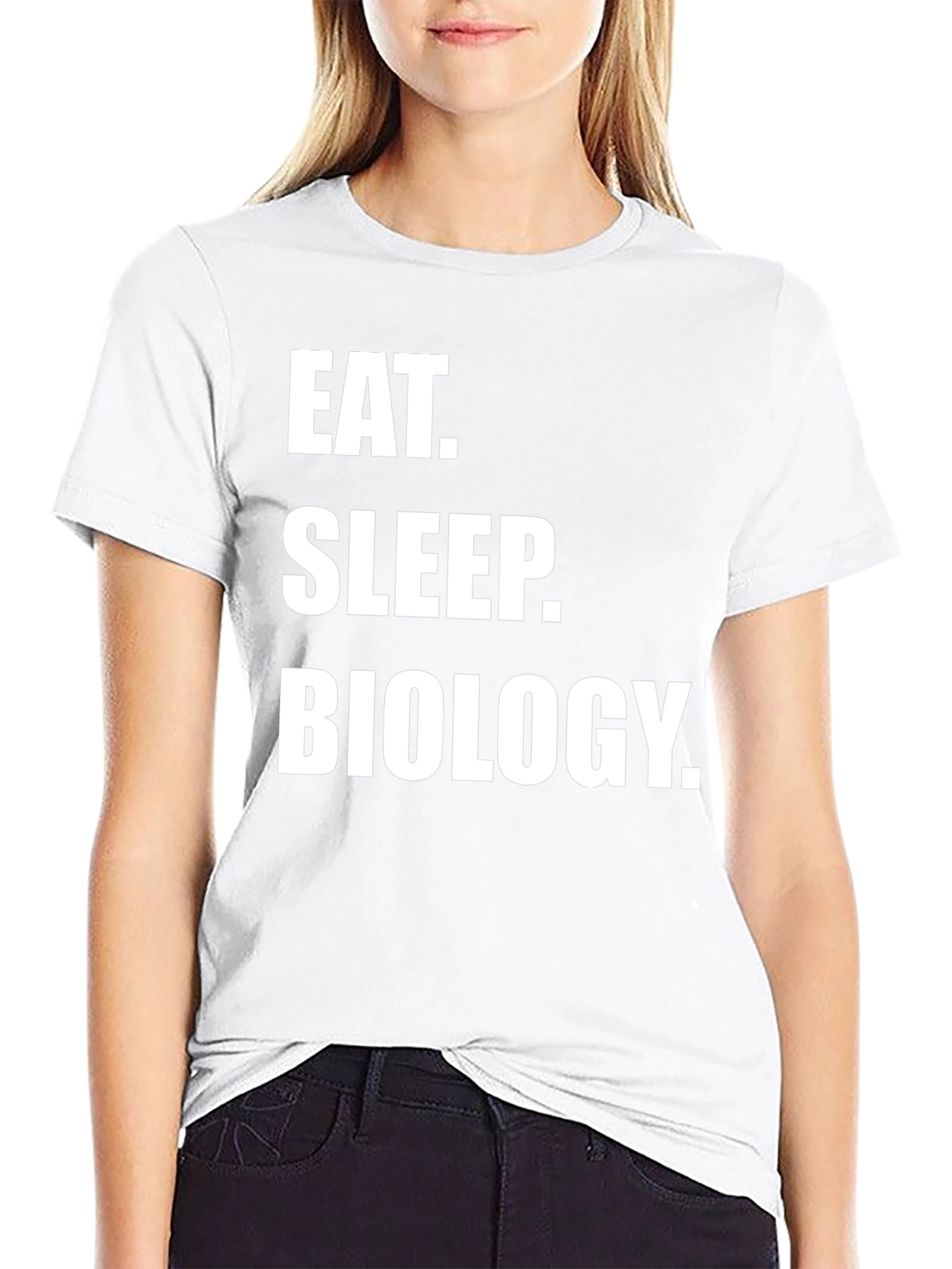 Eat Sleep Biology T-Shirt - Science Lover Tee