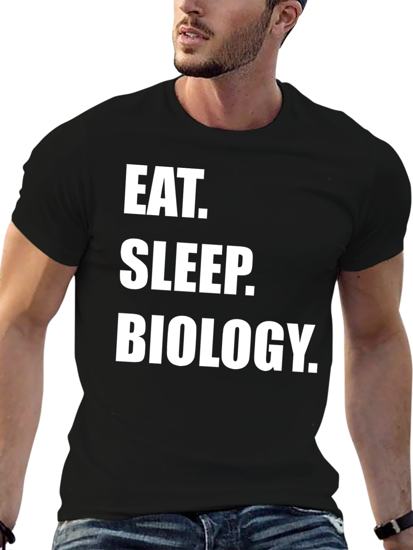 Eat Sleep Biology T-Shirt - Science Lover Tee