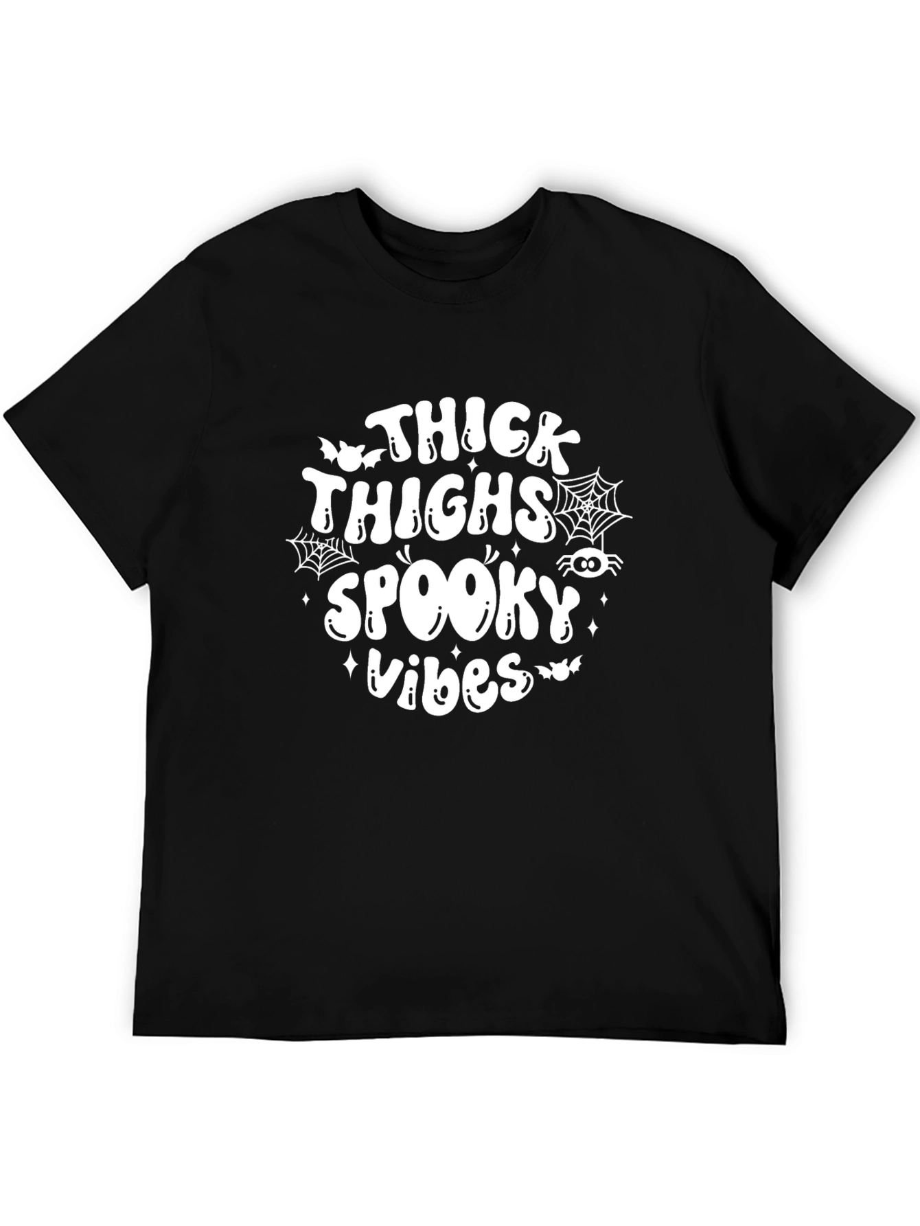 Thick Thighs Spooky Vibes Graphic Tee