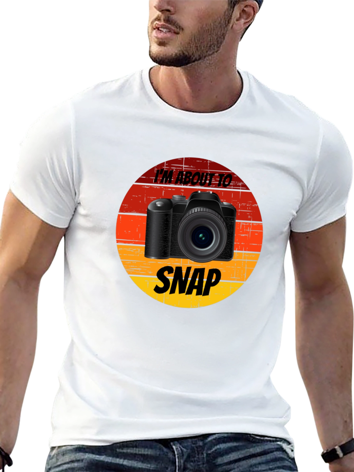 Im About to Snap Camera Graphic T-Shirt