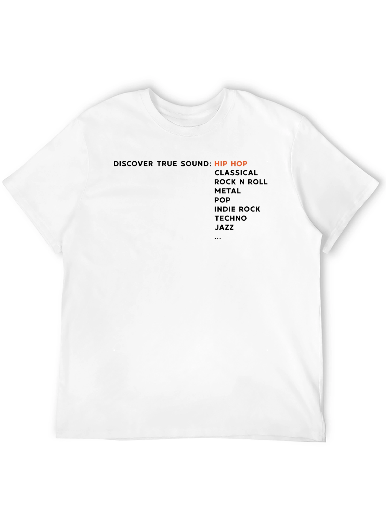 Discover True Sound Music Genre T-Shirt