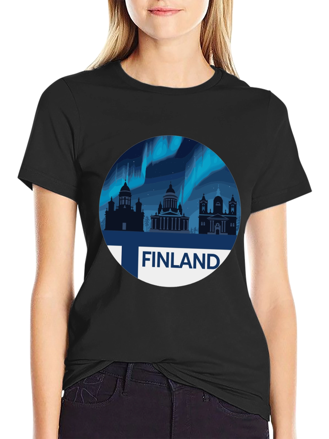 Finland Aurora Borealis T-Shirt