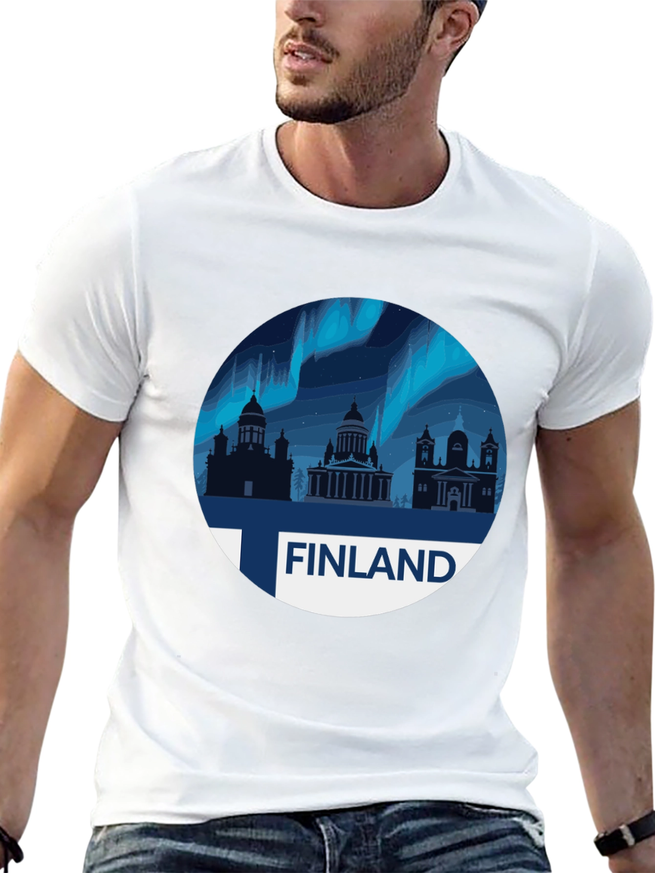 Finland Aurora Borealis T-Shirt