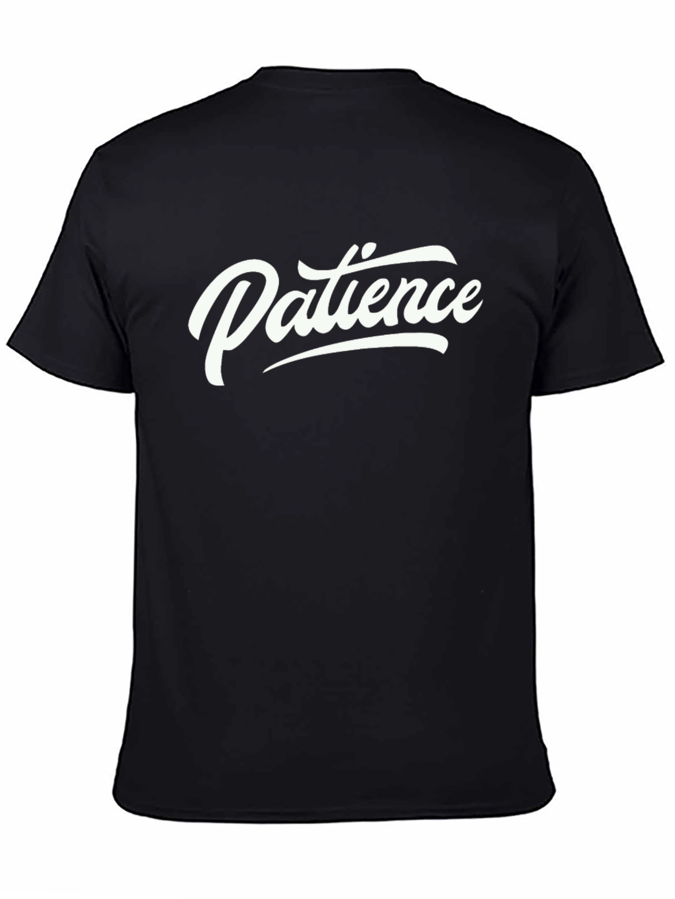 Patience Graphic T-Shirt - Soft Cotton Crew Neck Tee