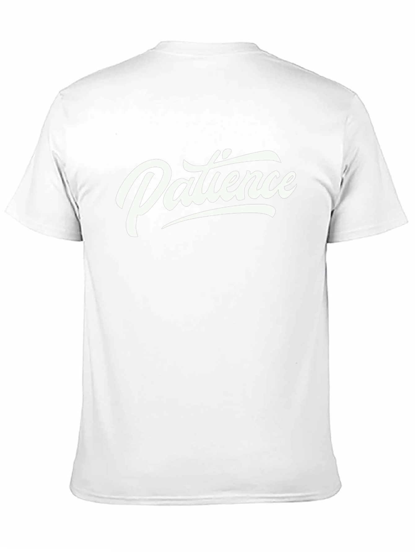 Patience Graphic T-Shirt - Soft Cotton Crew Neck Tee