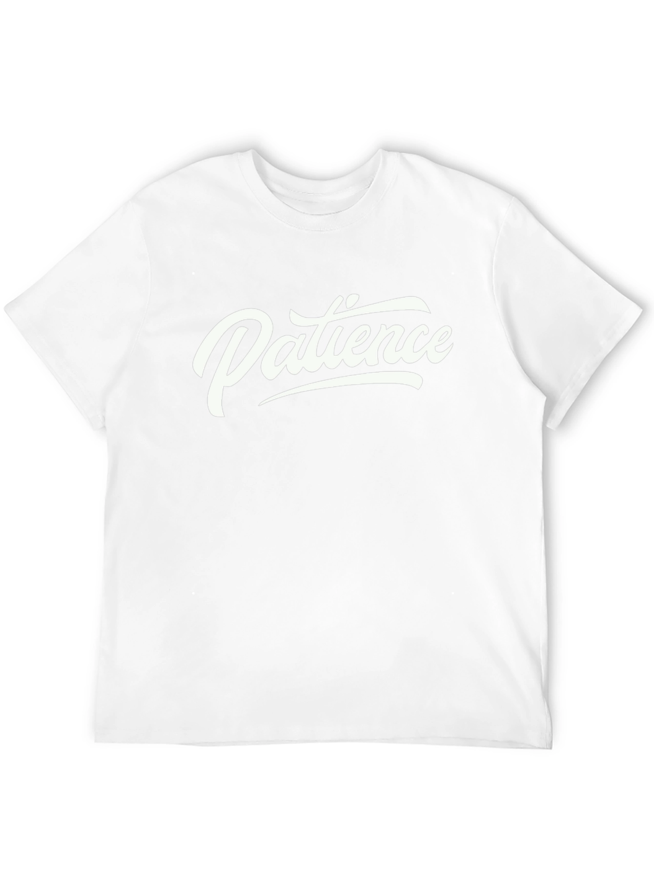 Patience Graphic T-Shirt - Soft Cotton Crew Neck Tee
