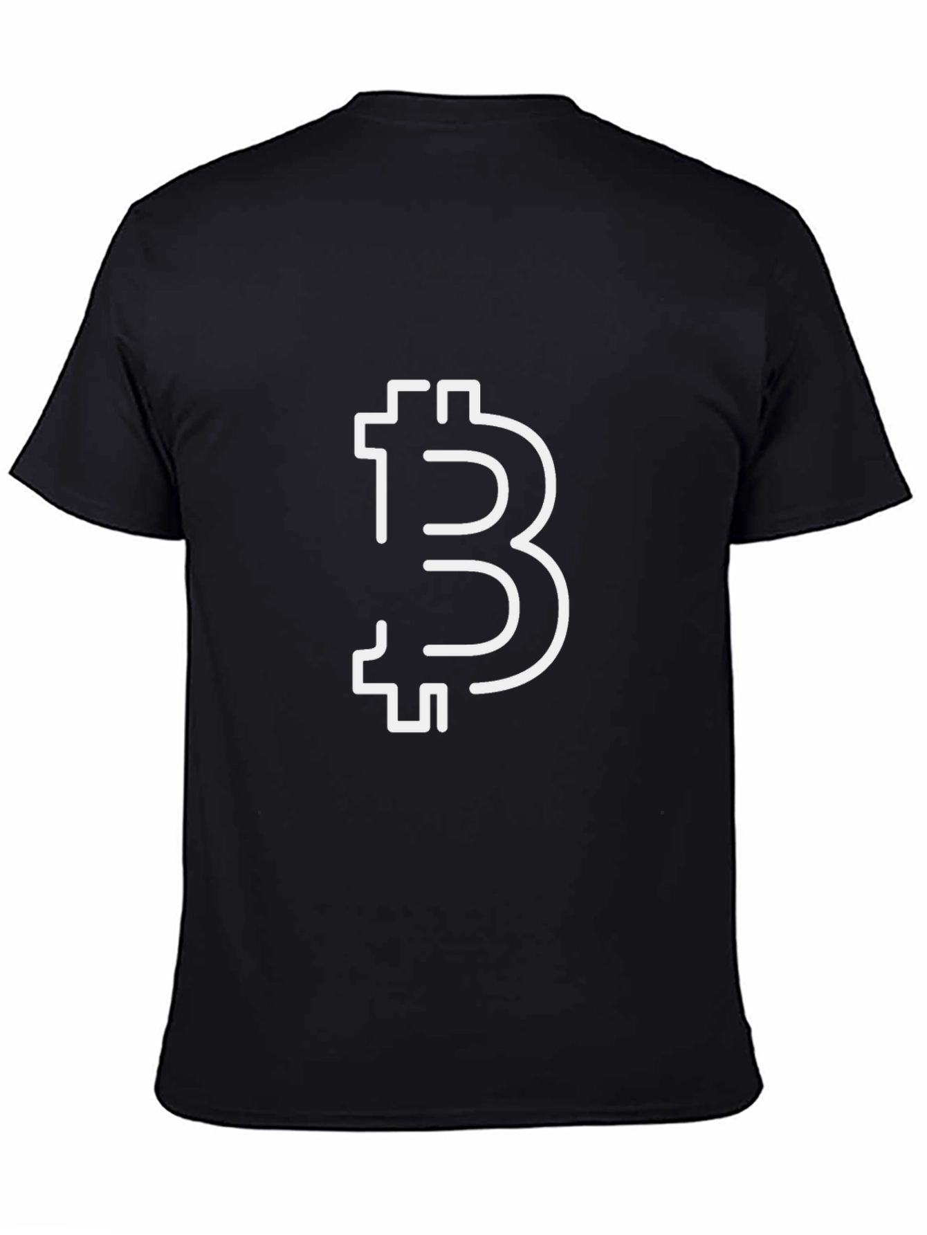 Bitcoin Logo Black T-Shirt - Crypto Fashion