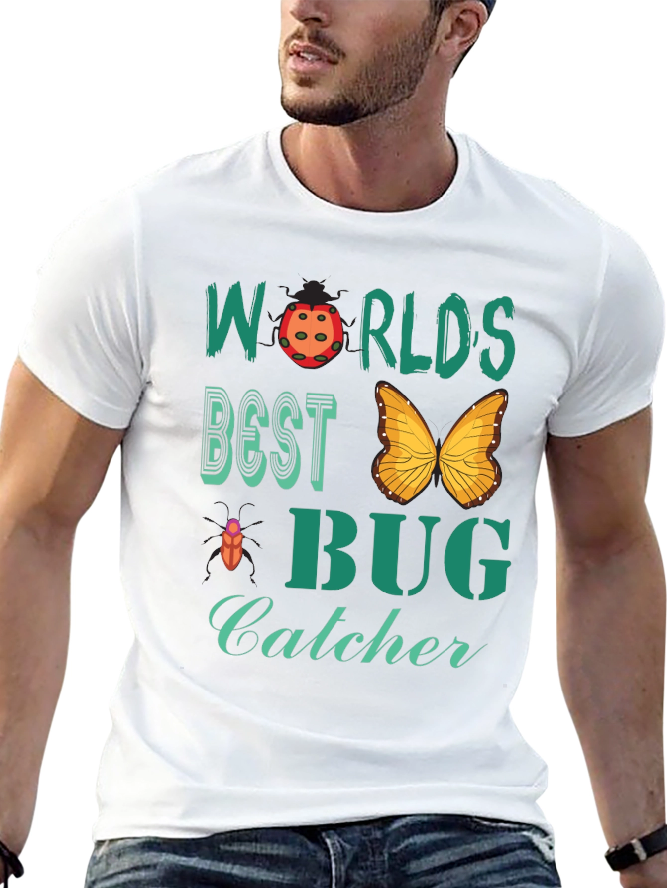 Worlds Best Bug Catcher Graphic Tee