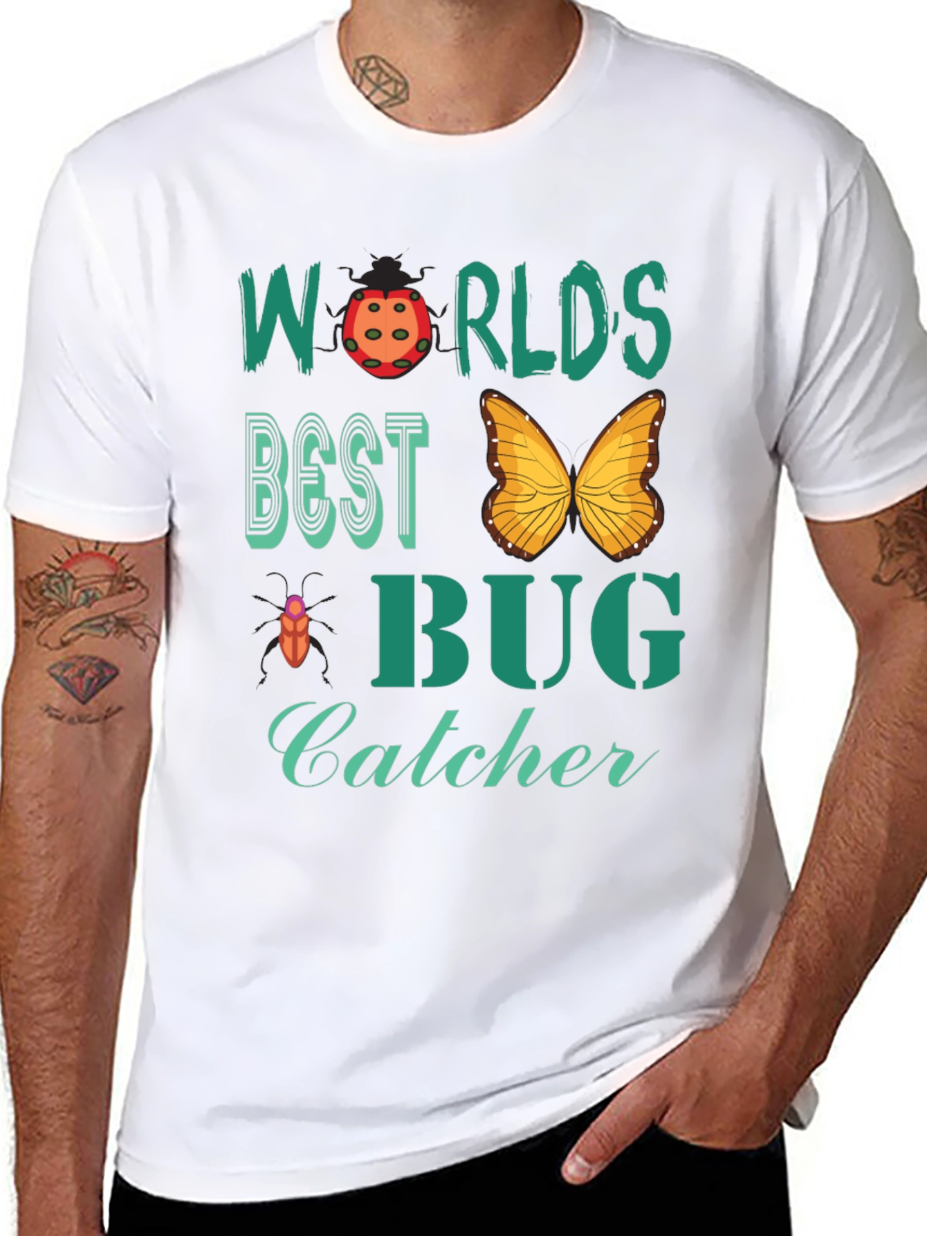 Worlds Best Bug Catcher Graphic Tee