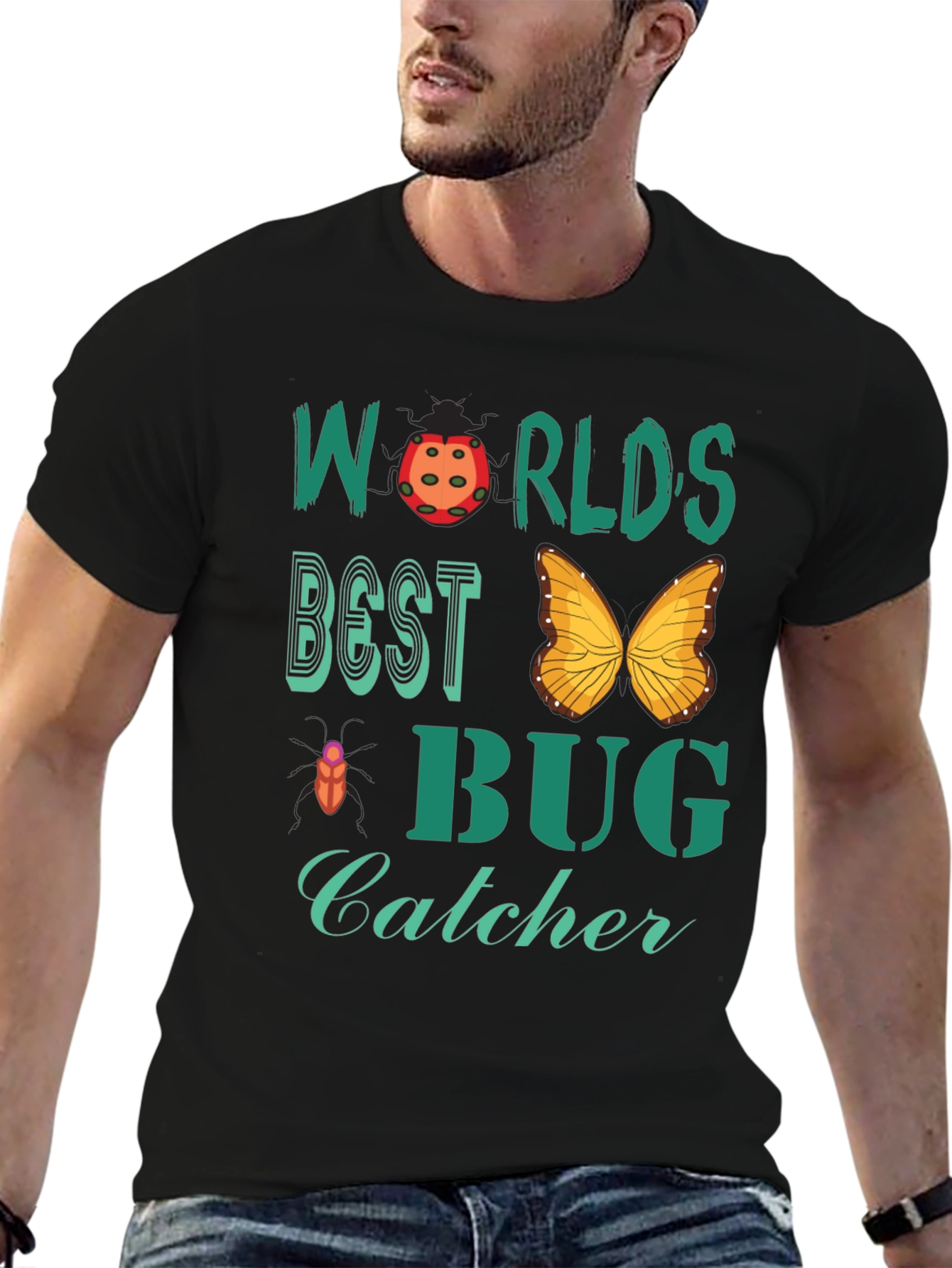 Worlds Best Bug Catcher Graphic Tee