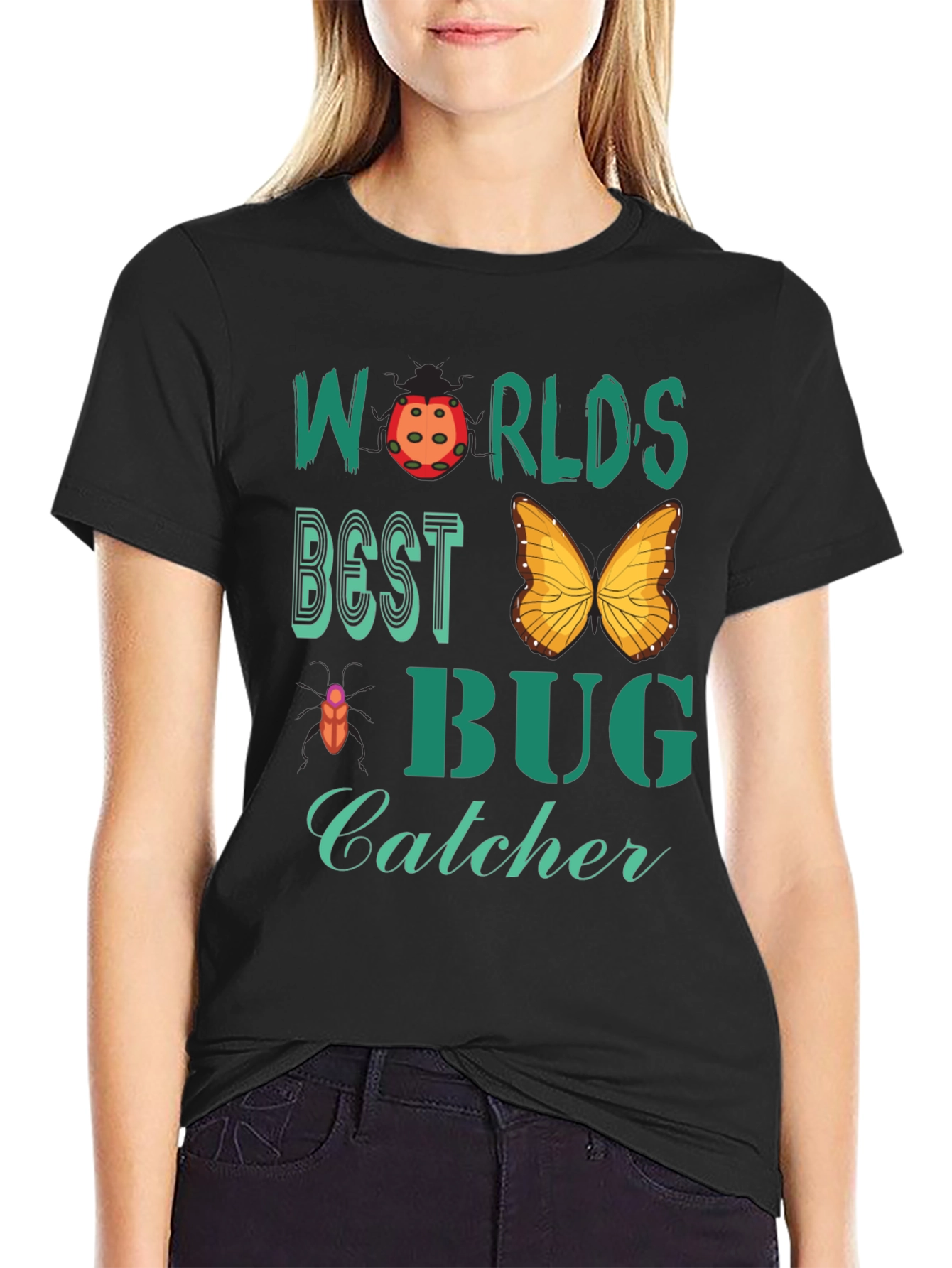 Worlds Best Bug Catcher Graphic Tee