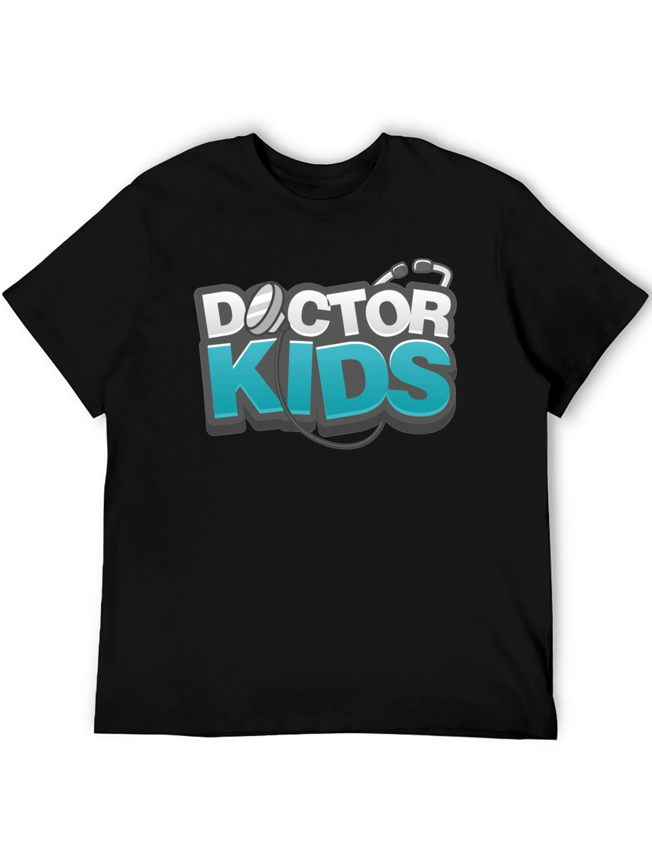 Doctor Kids Graphic Black T-Shirt
