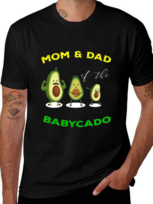 Mom & Dad Babycado T-Shirt - Avocado Family Matching Tee