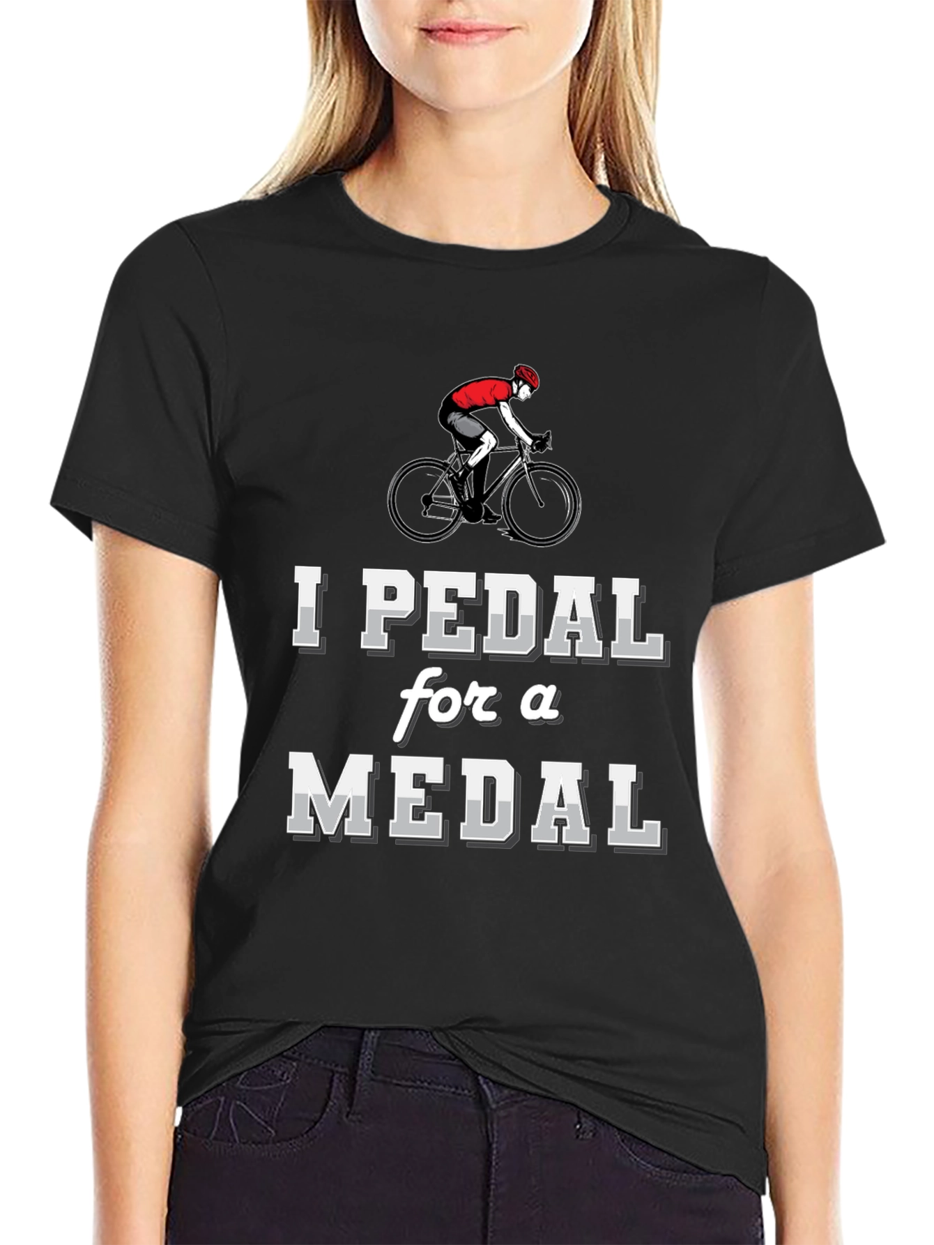 I Pedal for a Medal Cycling T-Shirt