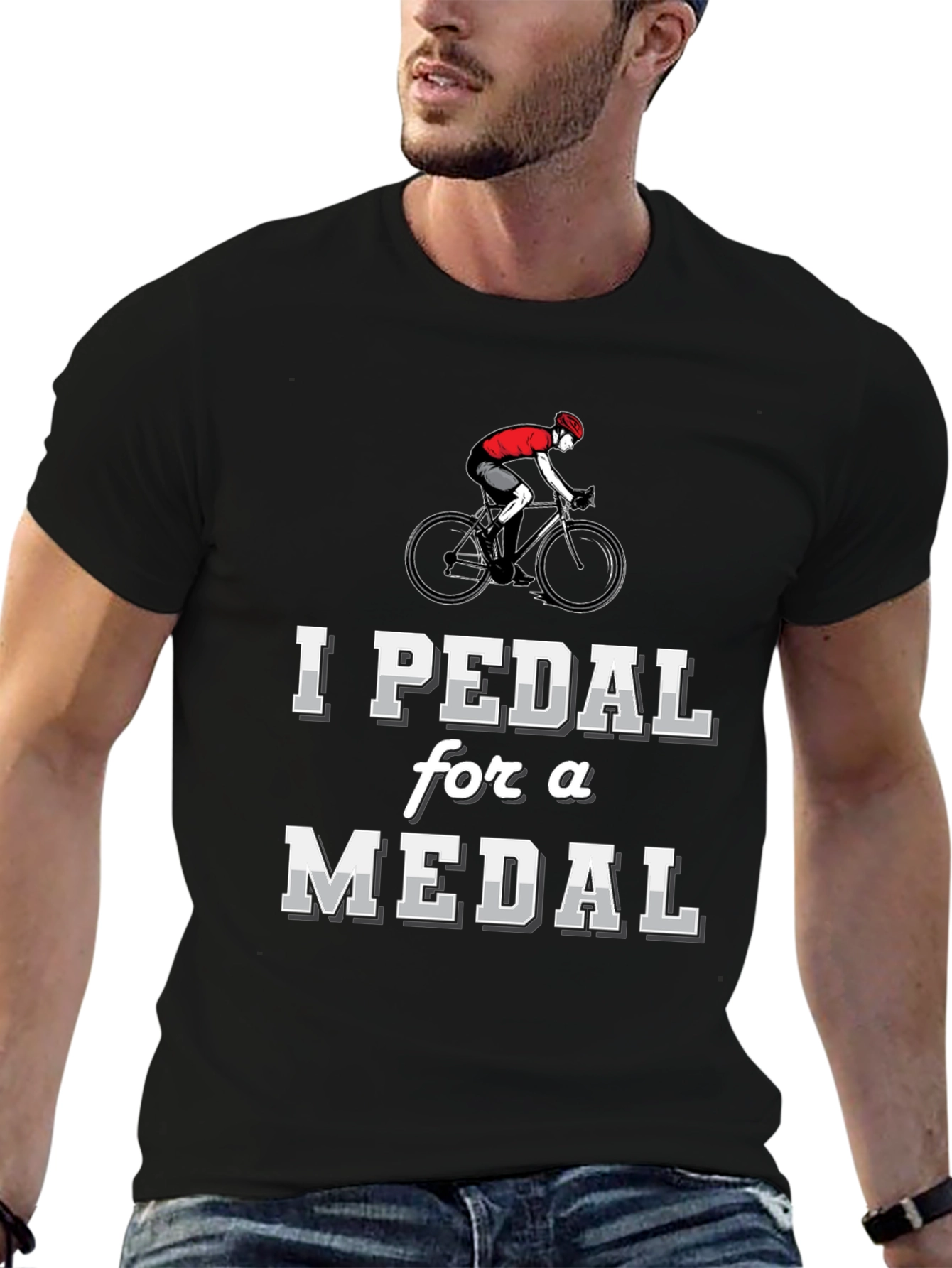 I Pedal for a Medal Cycling T-Shirt