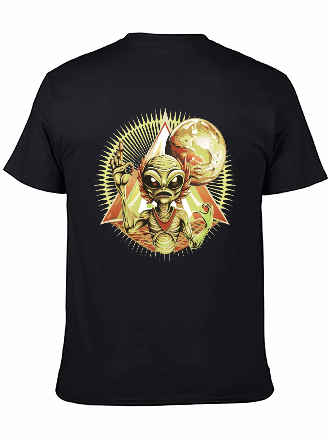 Alien Graphic T-Shirt - Space Invasion Design