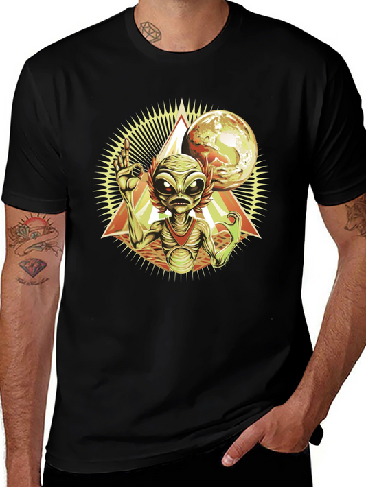 Alien Graphic T-Shirt - Space Invasion Design