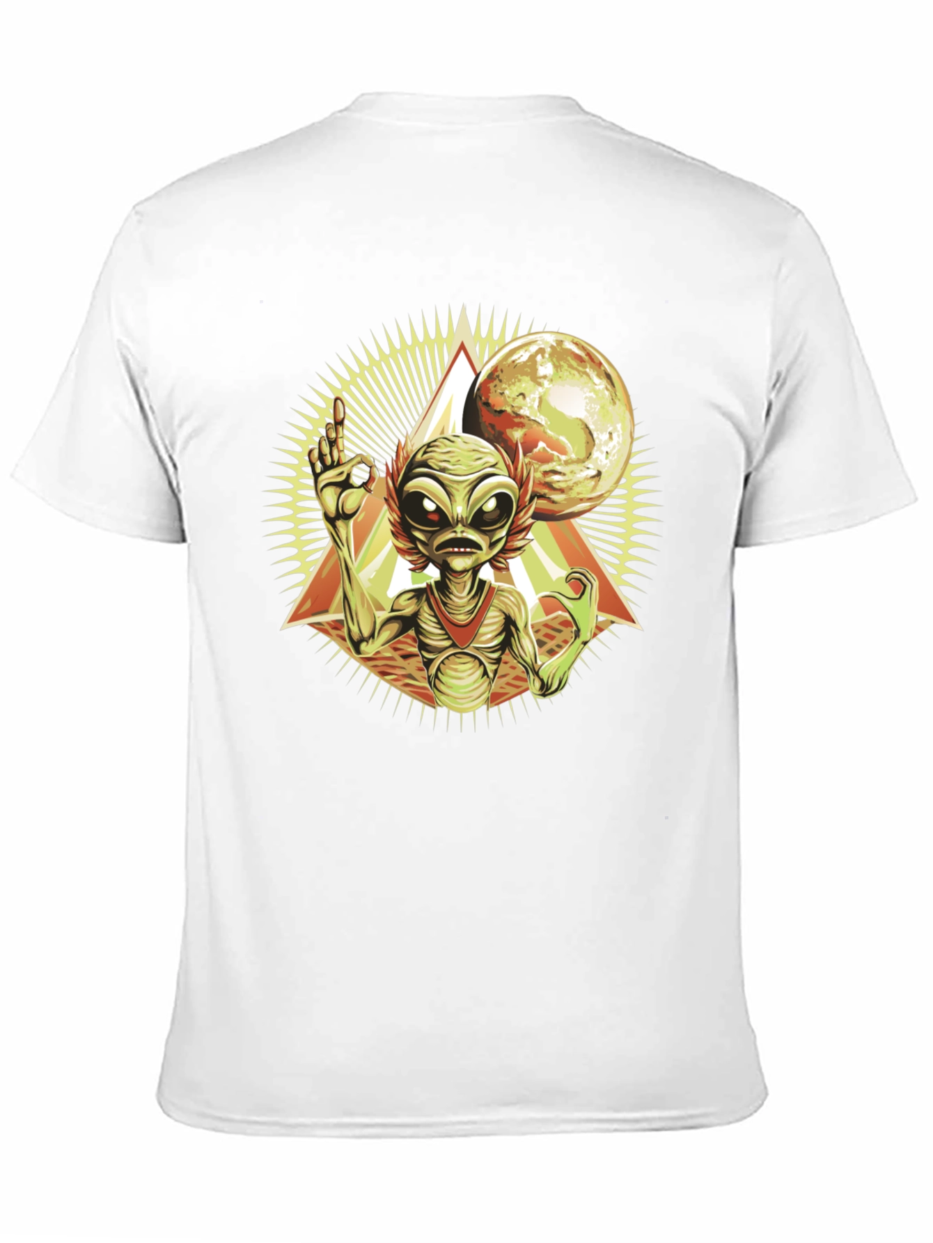 Alien Graphic T-Shirt - Space Invasion Design