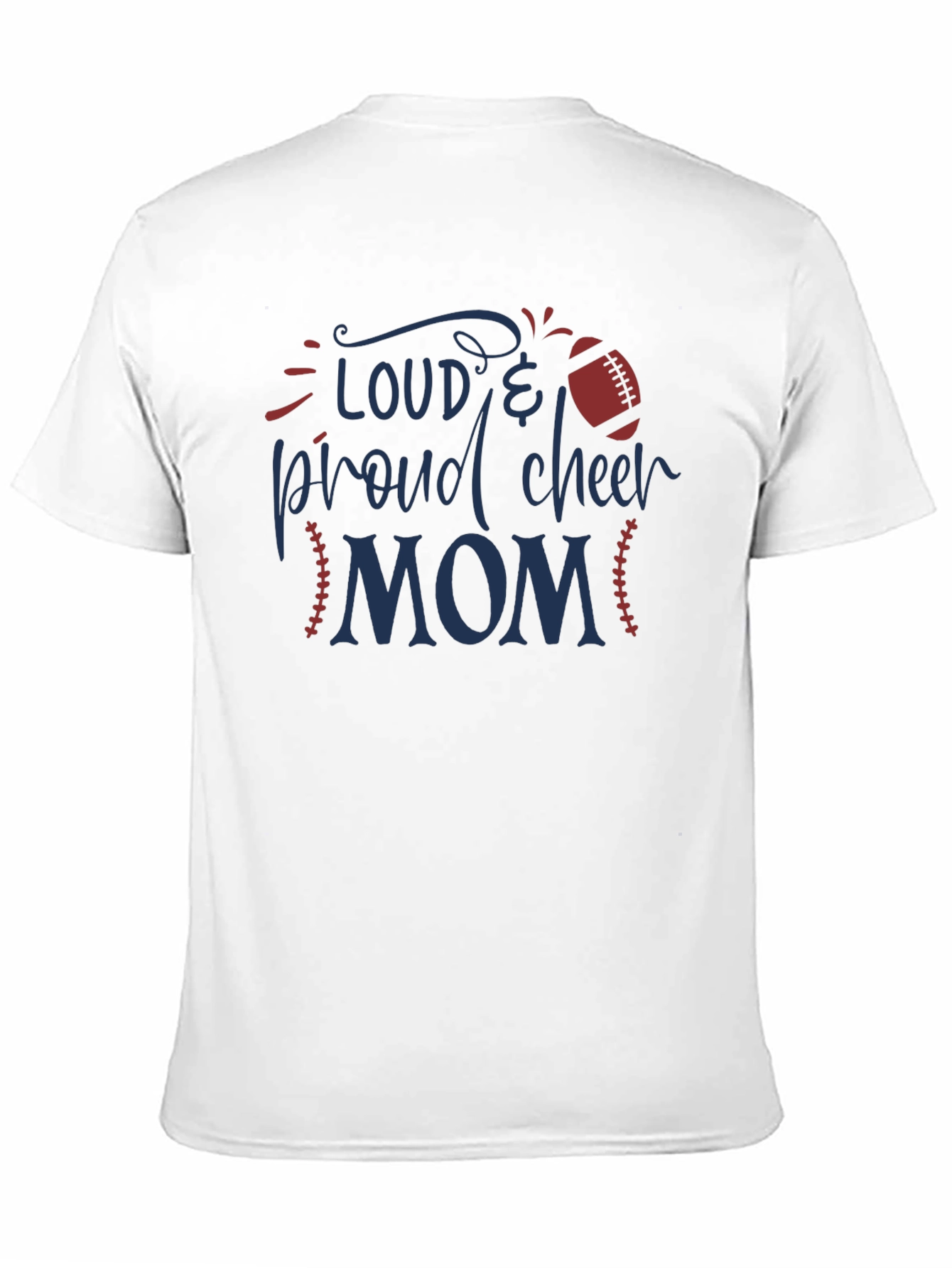 Loud & Proud Cheer Mom Graphic T-Shirt
