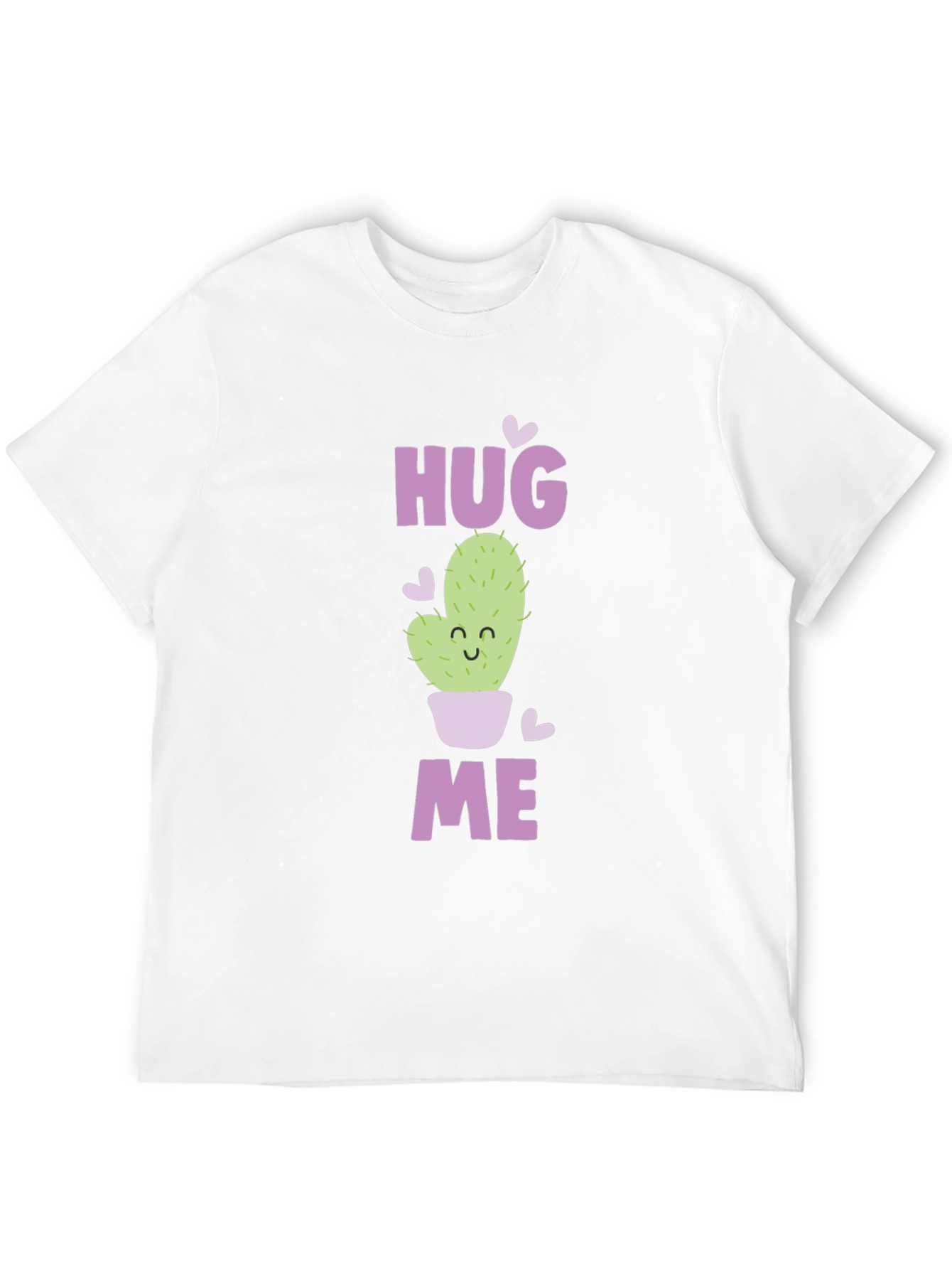 Hug Me Cactus Graphic Tee - Soft Cotton Blend