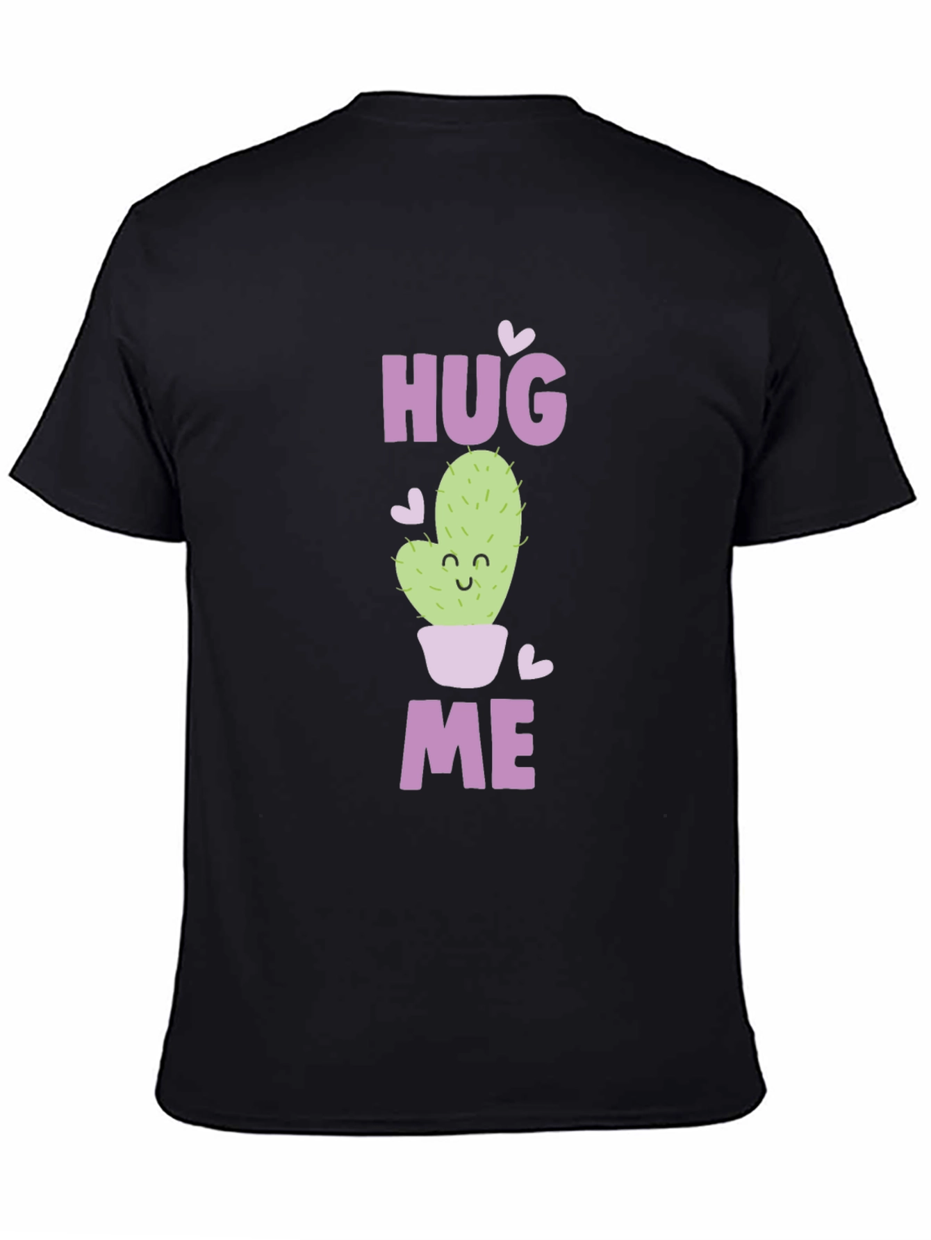 Hug Me Cactus Graphic Tee - Soft Cotton Blend