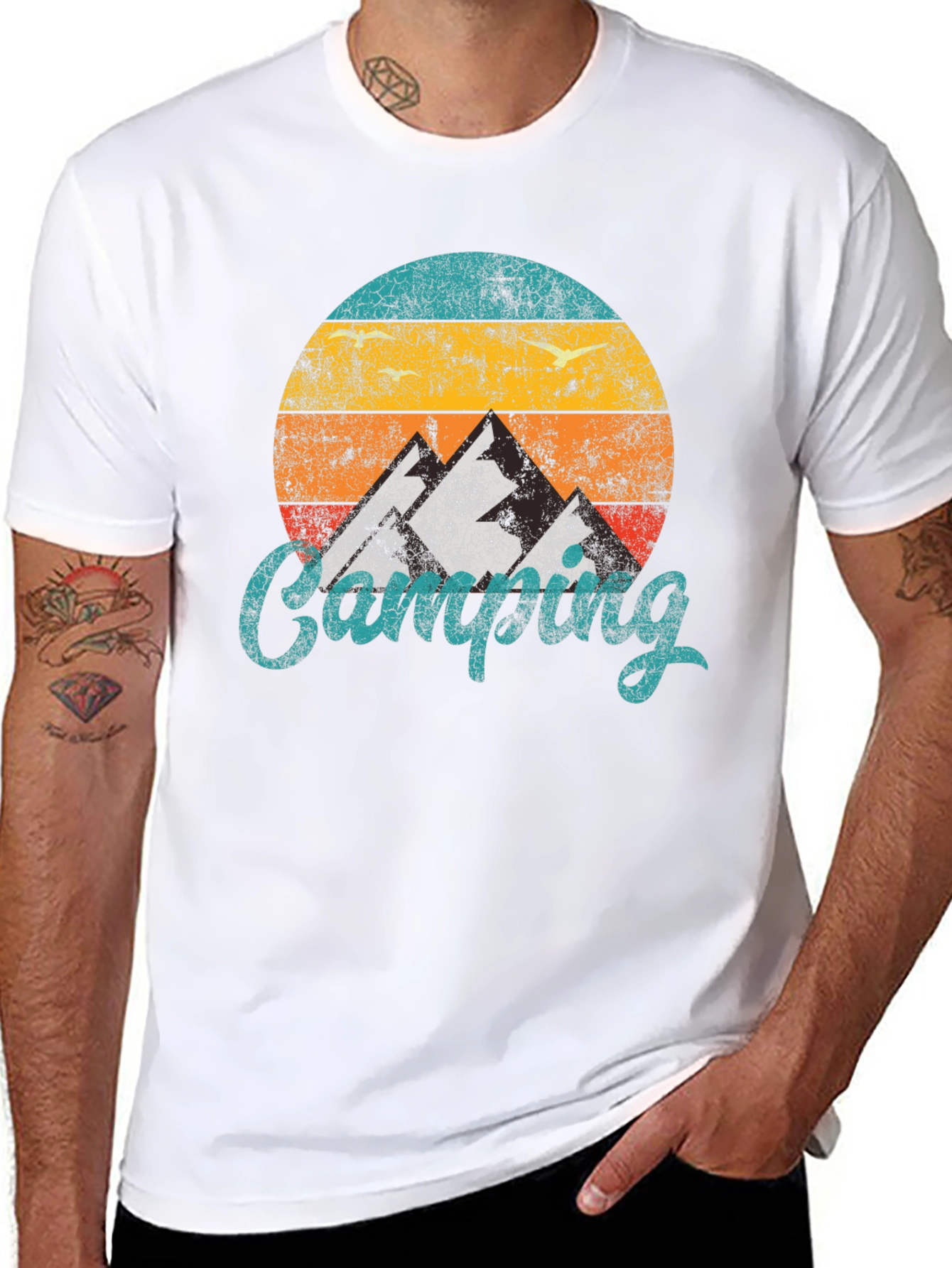 Retro Camping Graphic T-Shirt