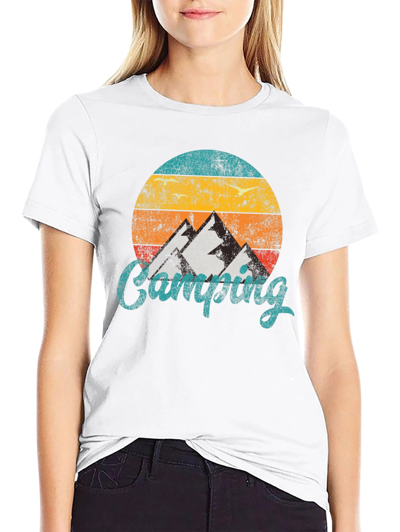 Retro Camping Graphic T-Shirt