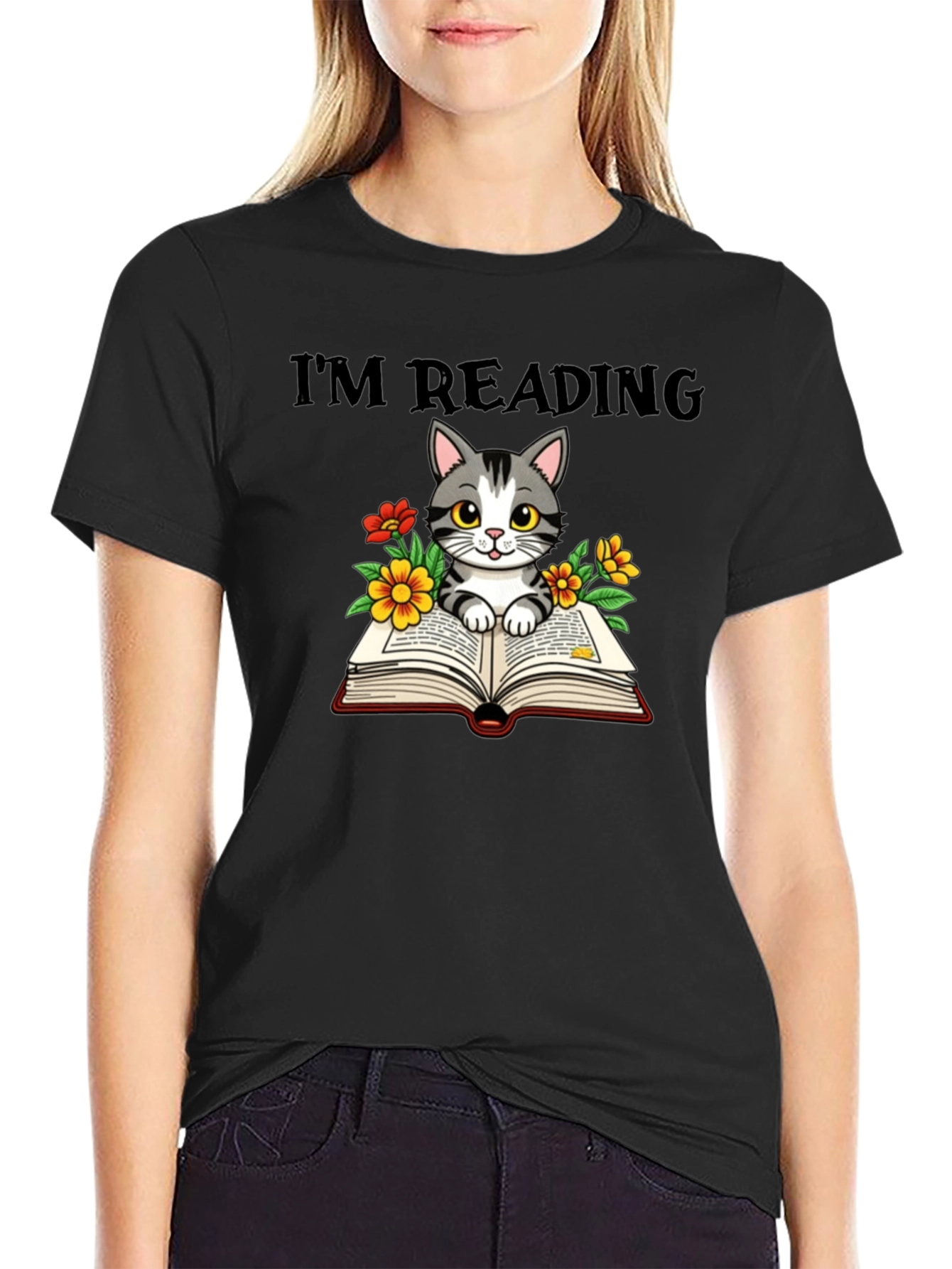 Im Reading Cat T-Shirt