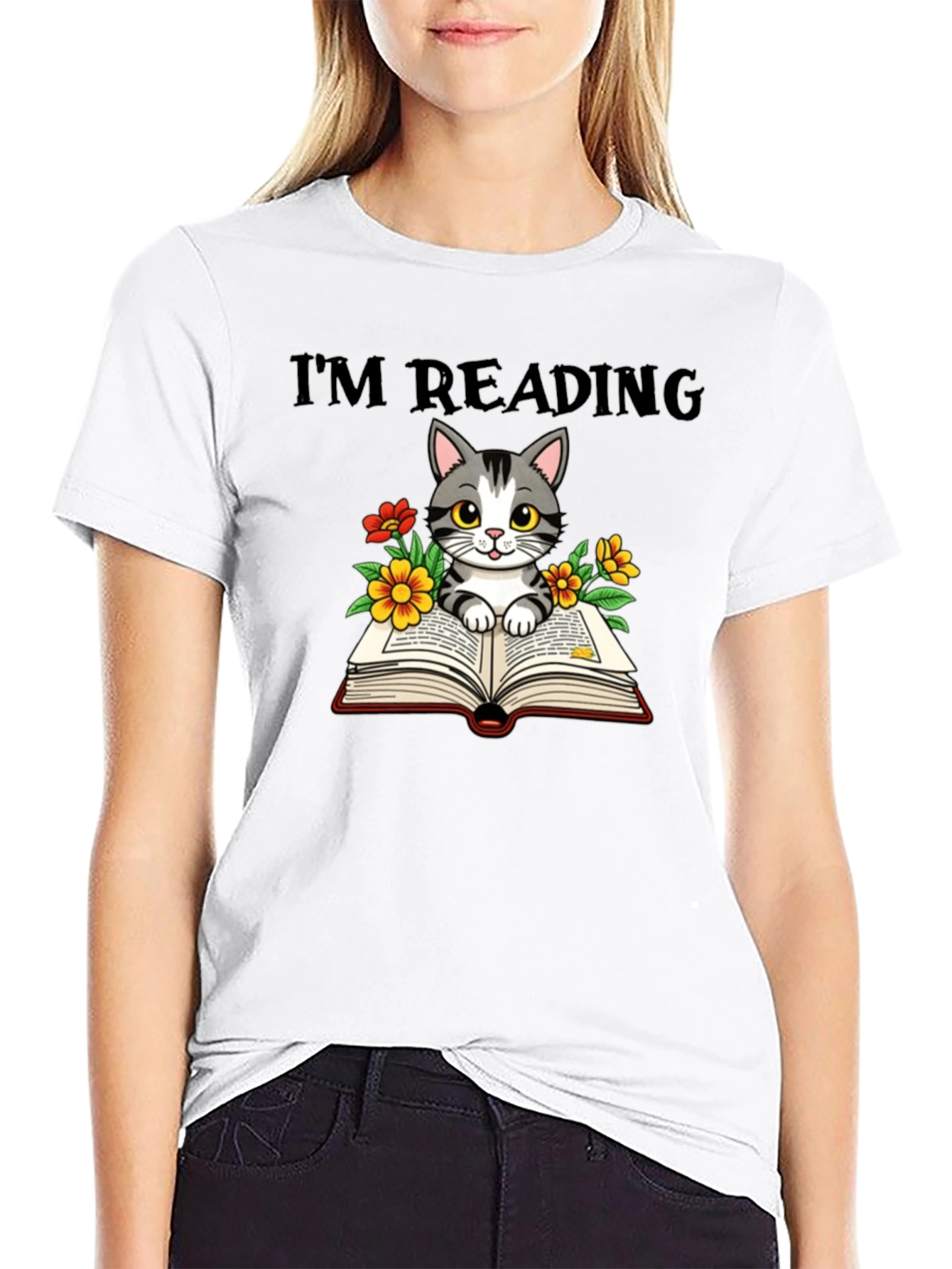 Im Reading Cat T-Shirt
