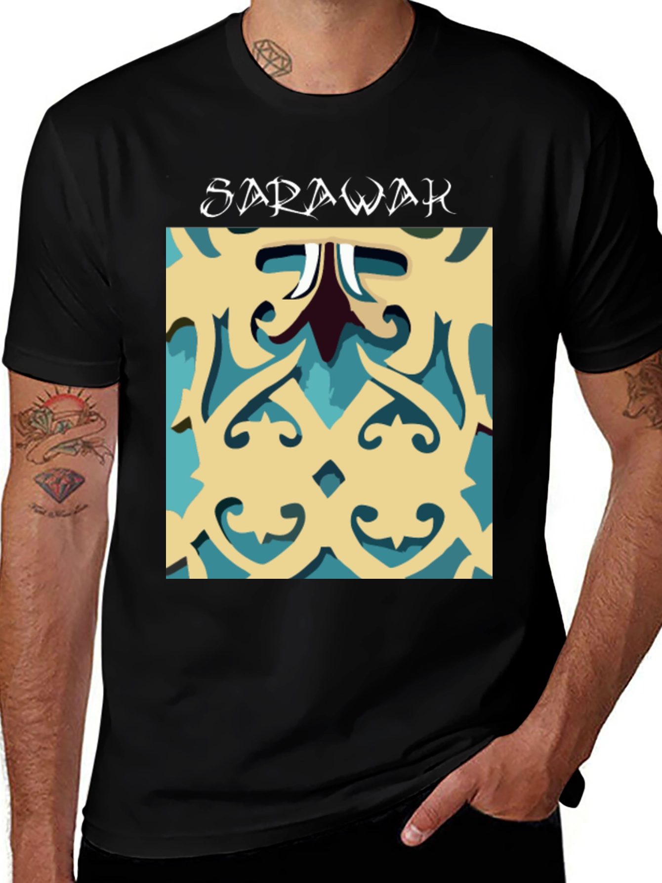 Sarawak Graphic Tee - Stylish & Unique Design