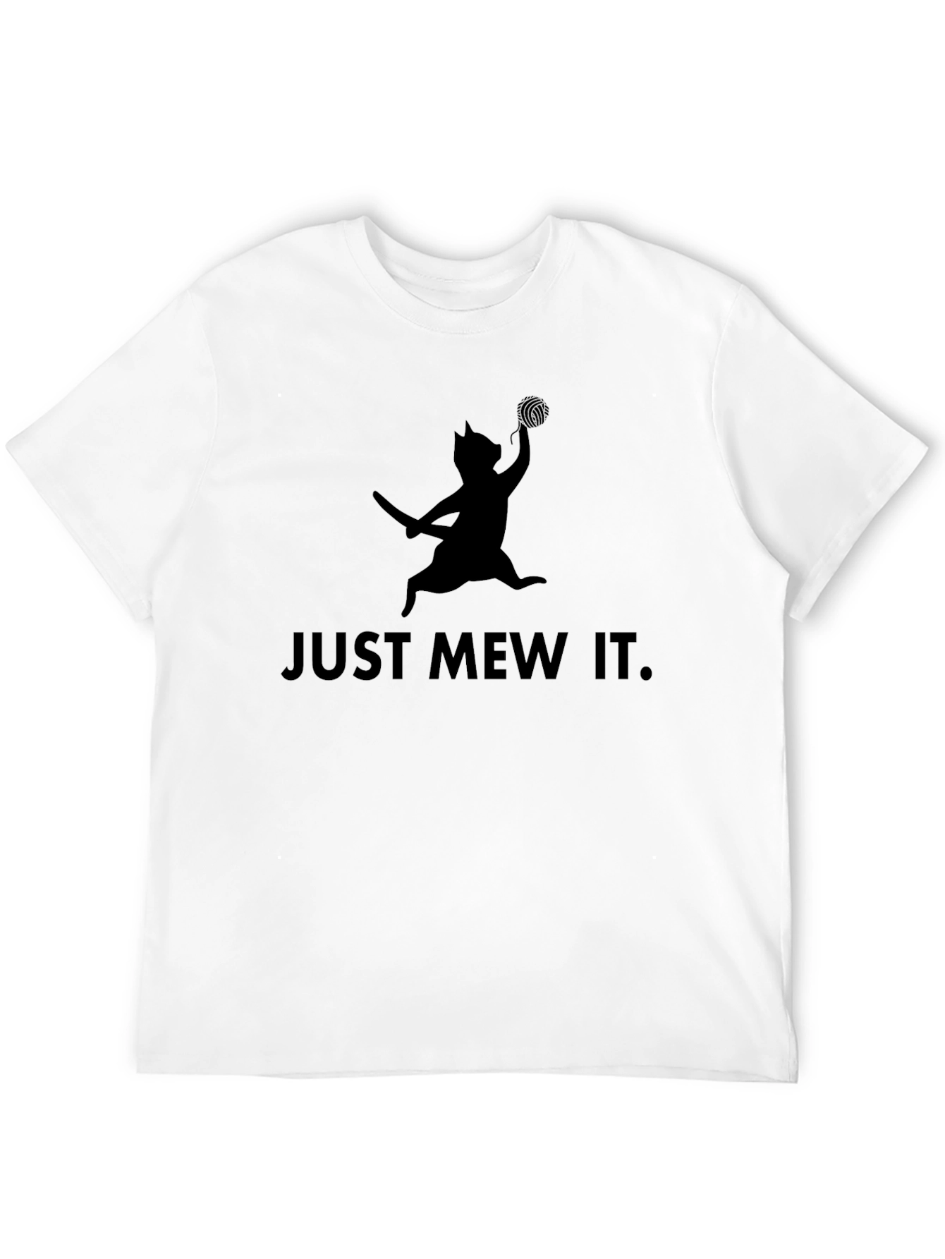 Just Mew It. Cat Graphic T-Shirt