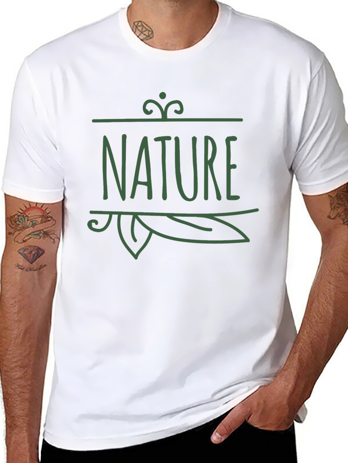 Nature Graphic Tee - Soft Cotton Blend