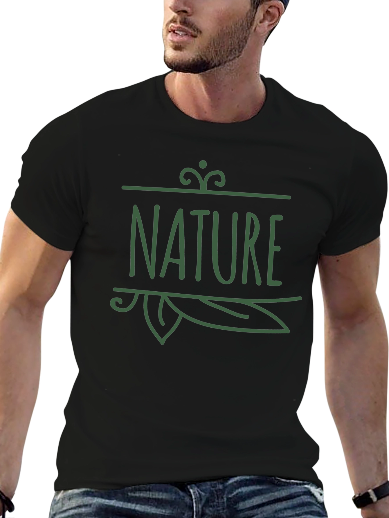 Nature Graphic Tee - Soft Cotton Blend