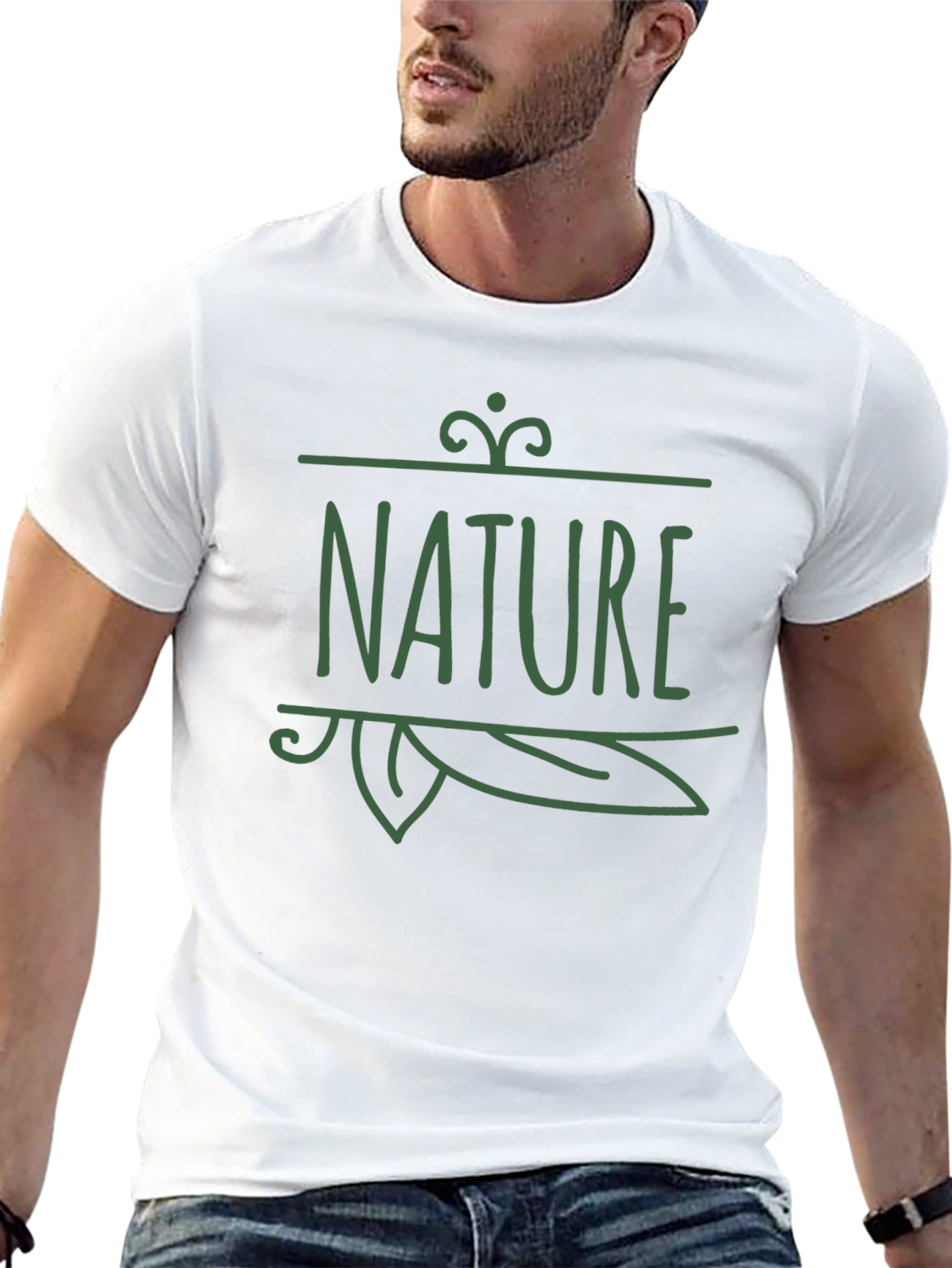 Nature Graphic Tee - Soft Cotton Blend