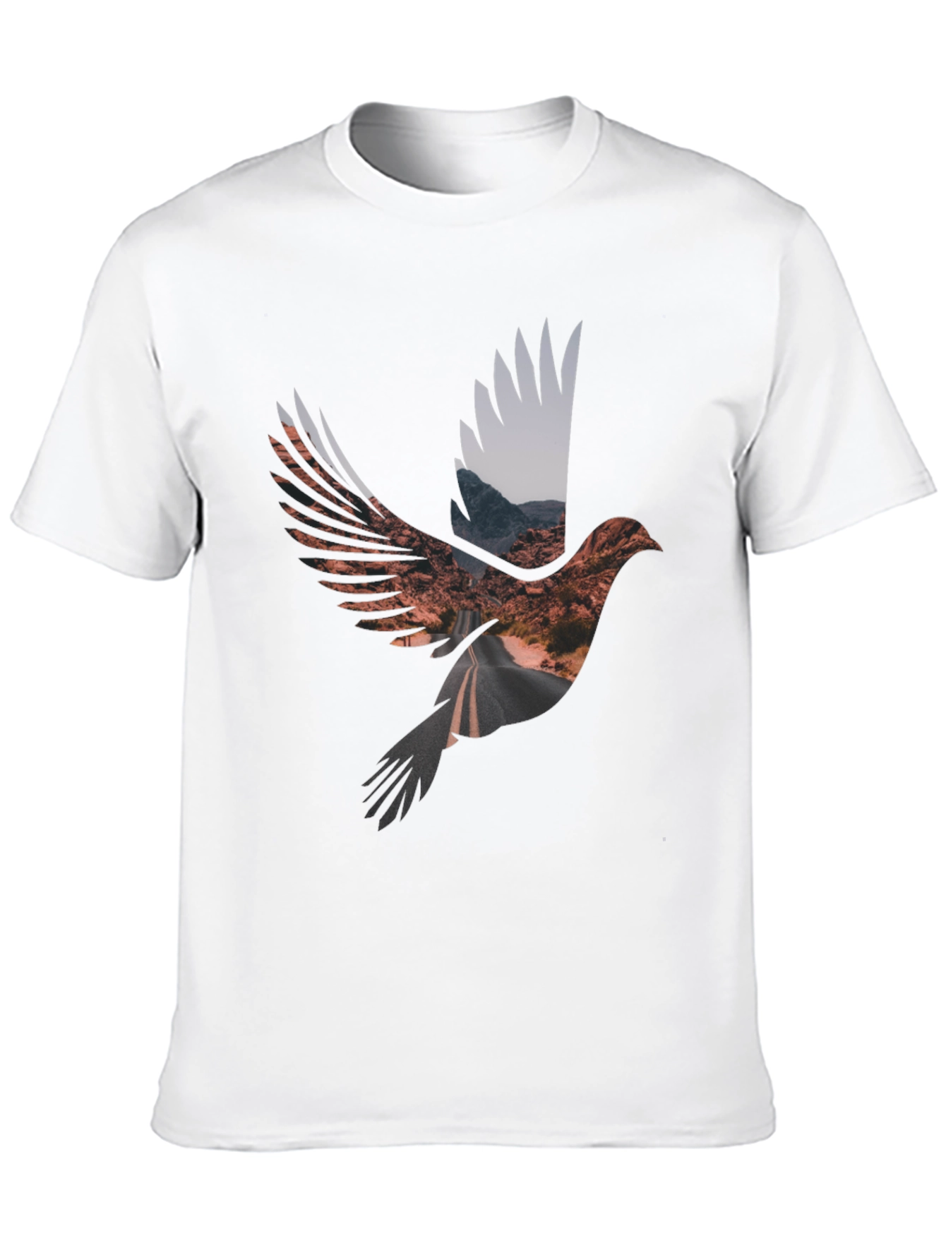 Roadway Bird Graphic Tee - Black