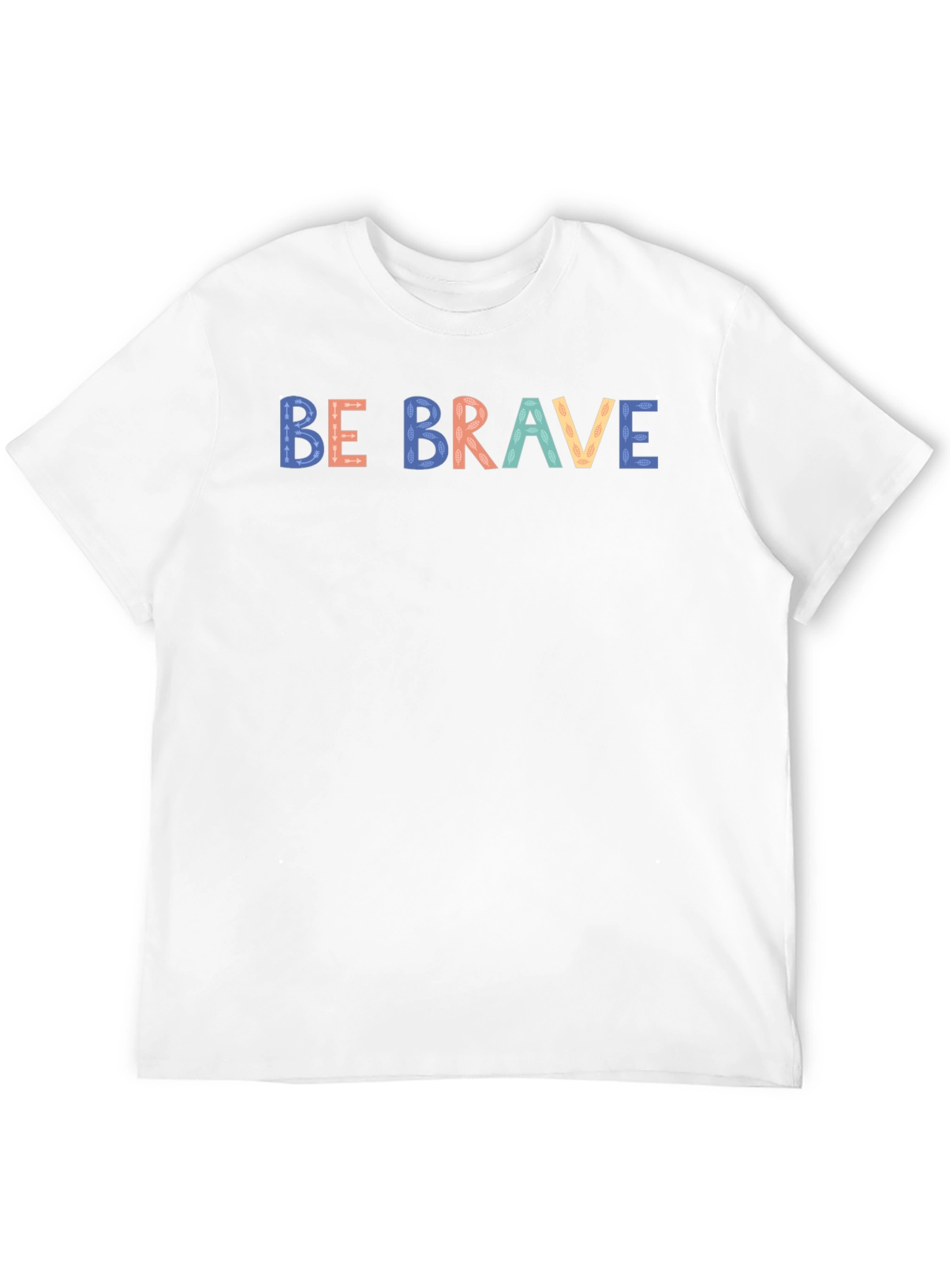 Be Brave Graphic Tee - Motivational Design