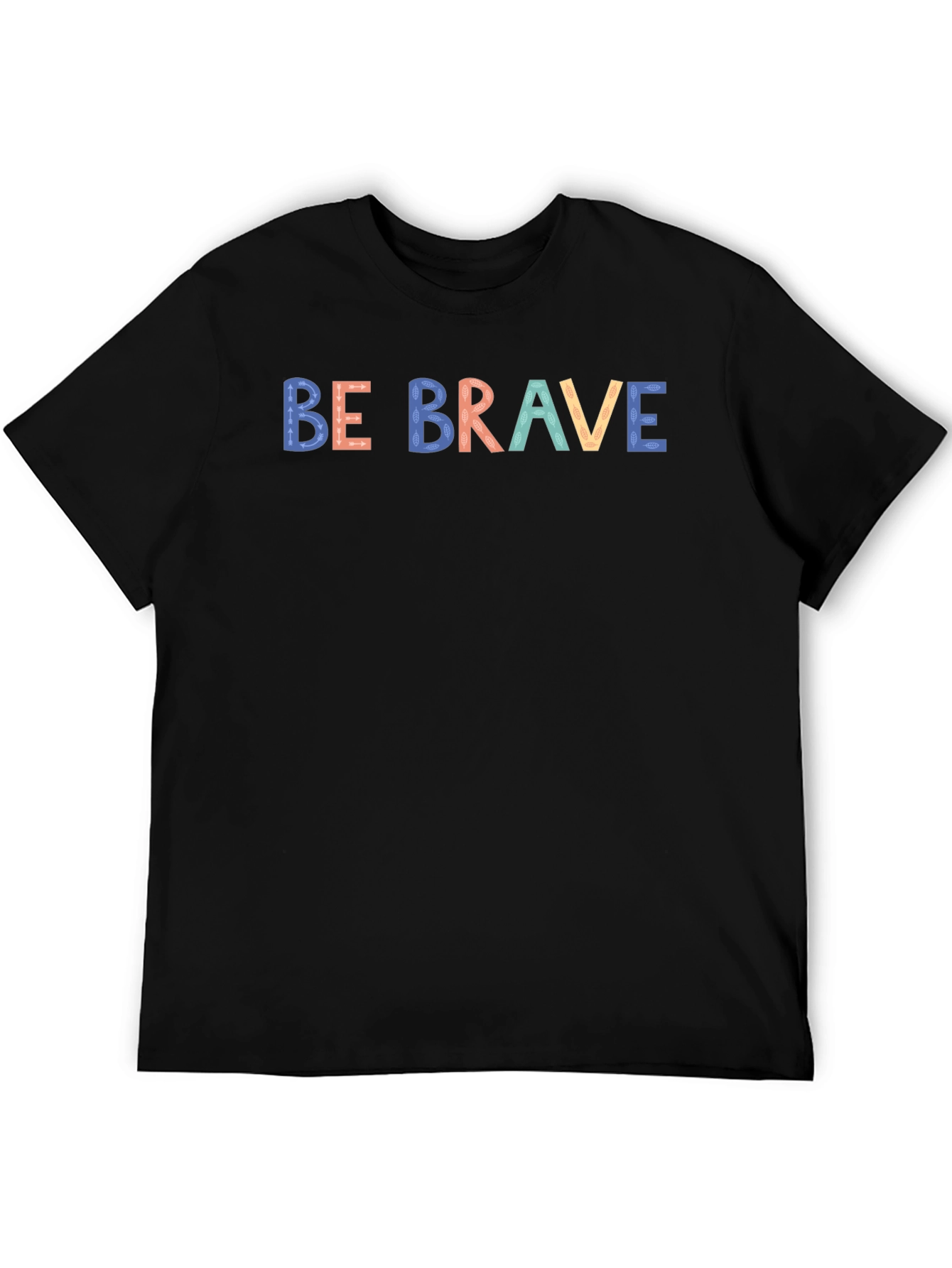 Be Brave Graphic Tee - Motivational Design