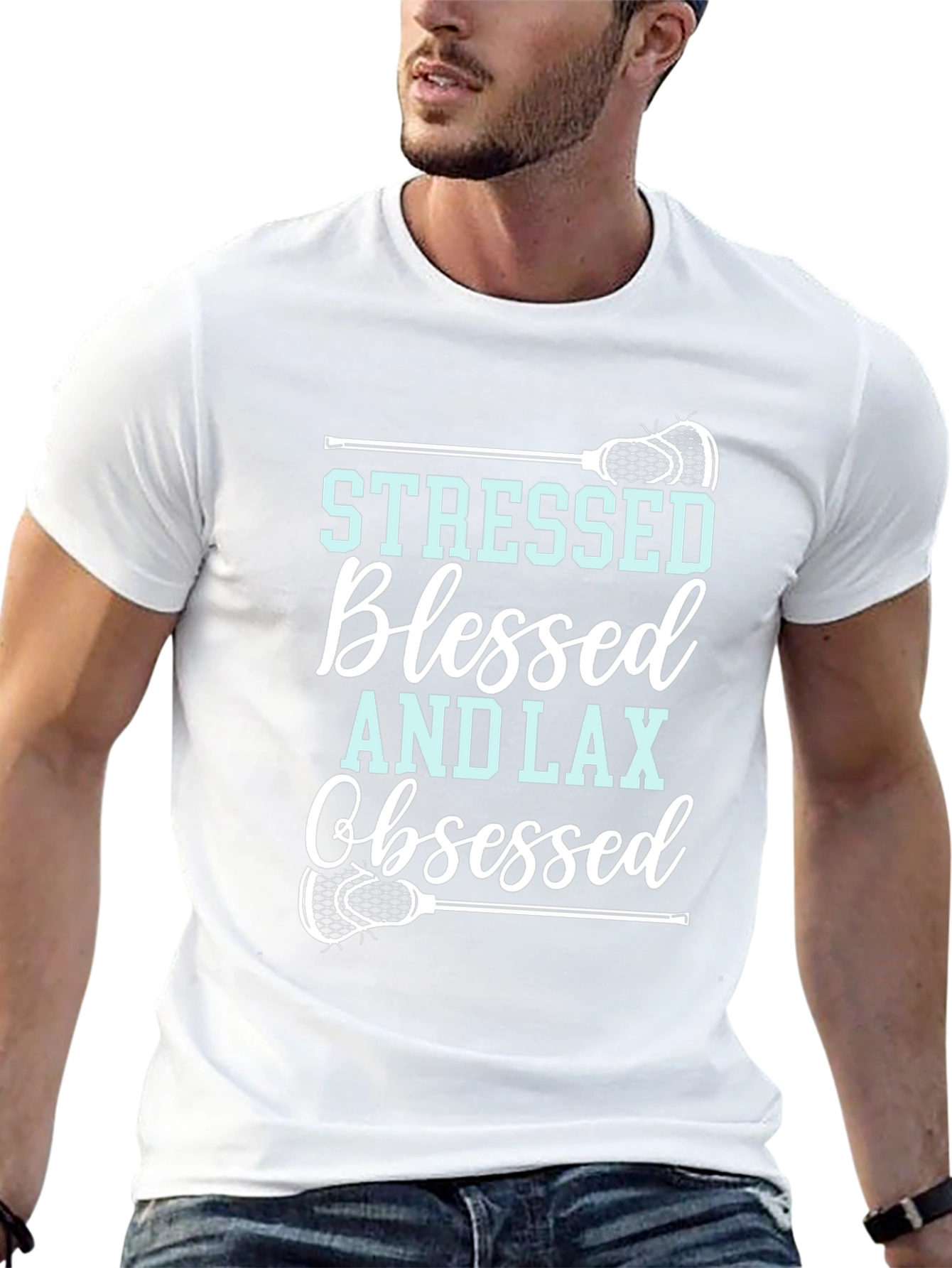 Stressed Blessed And Lax Obsessed T-Shirt