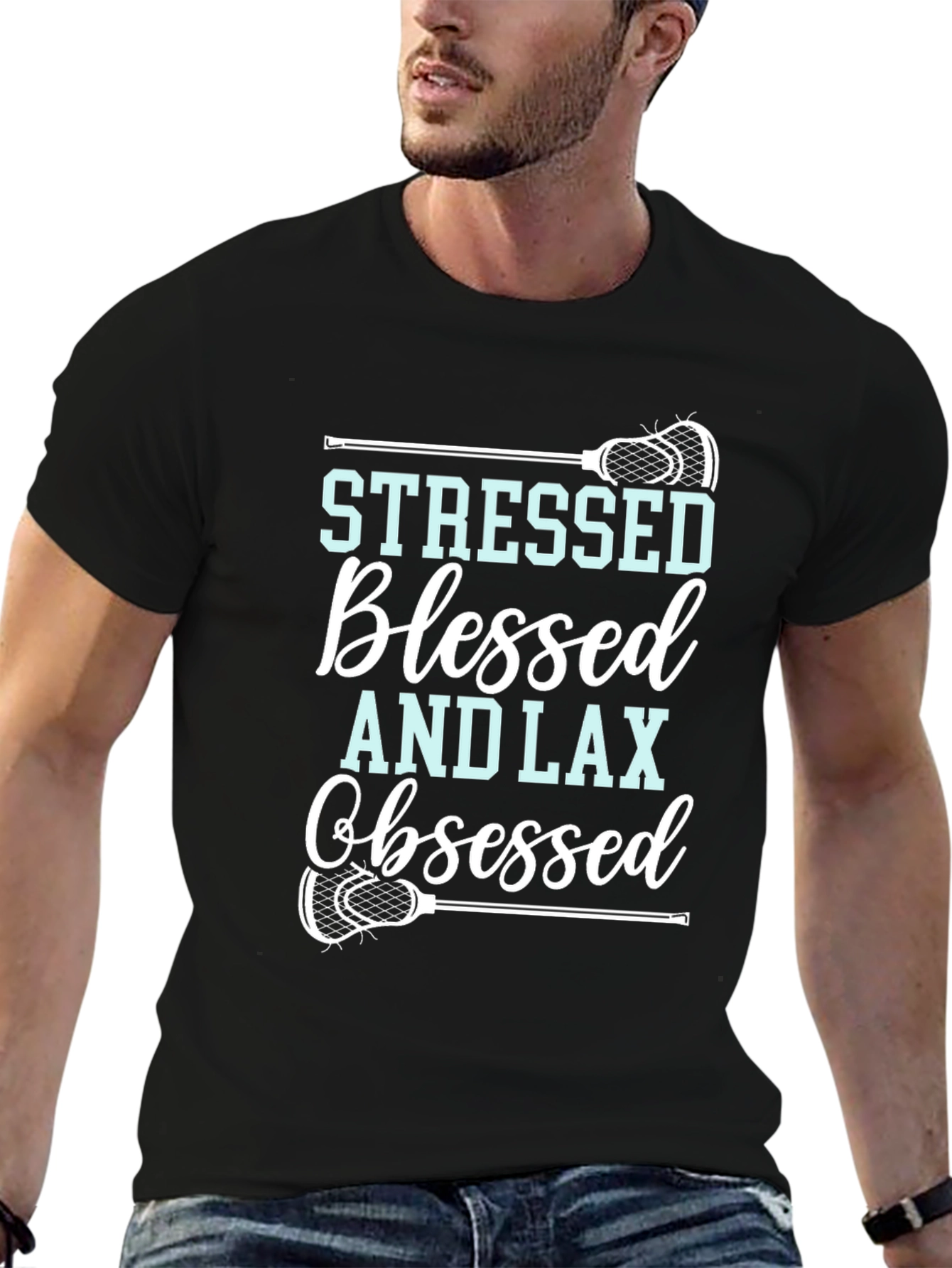 Stressed Blessed And Lax Obsessed T-Shirt