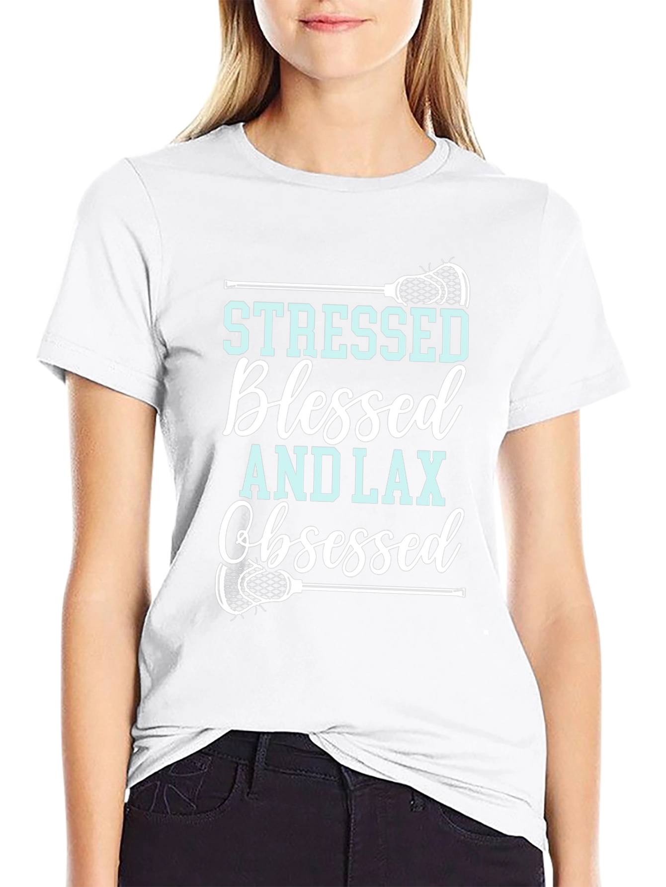 Stressed Blessed And Lax Obsessed T-Shirt