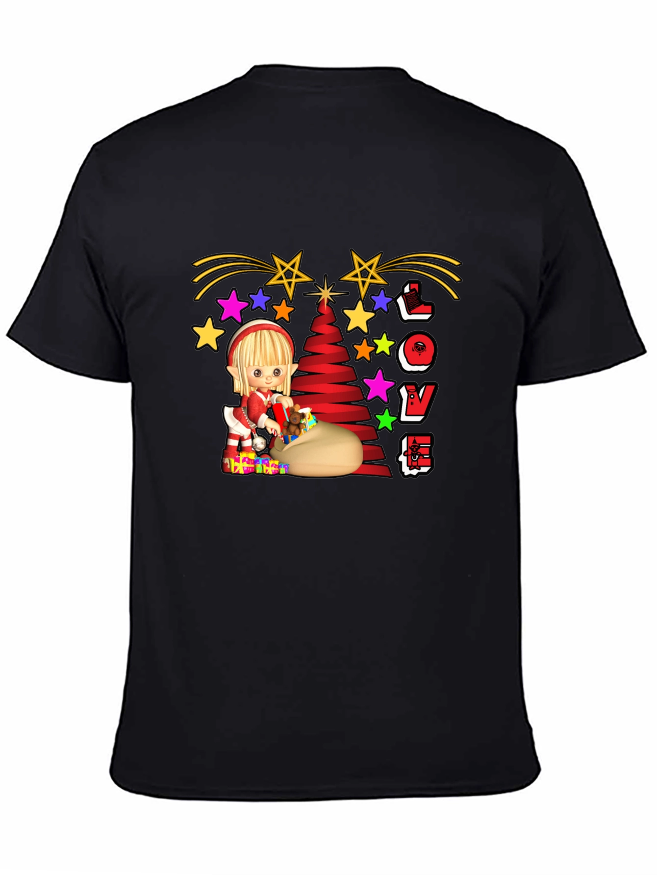 Festive Elf Christmas T-Shirt